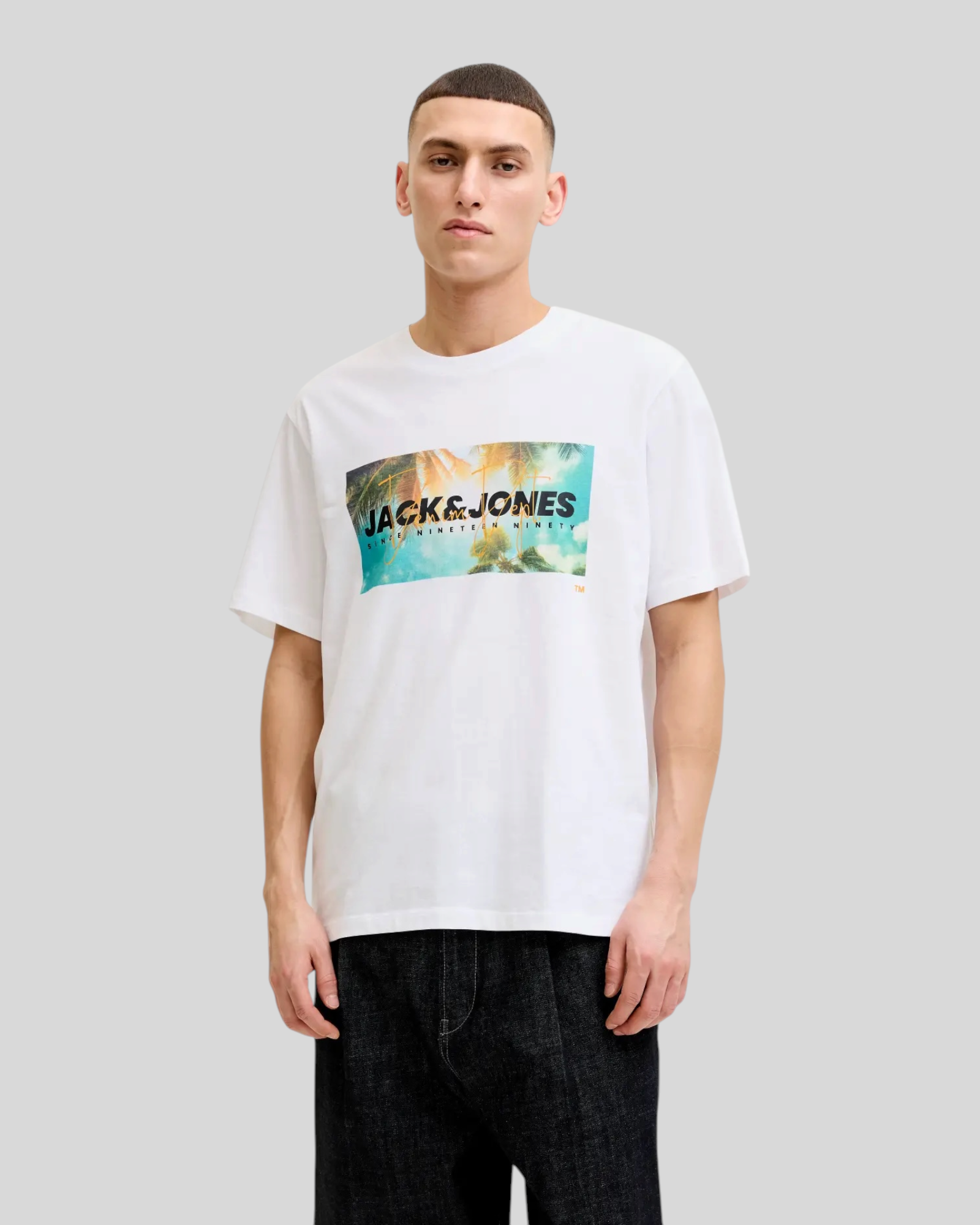 T-Shirt Jjindiana Tee SS Bianco 12288112 Jack & Jones