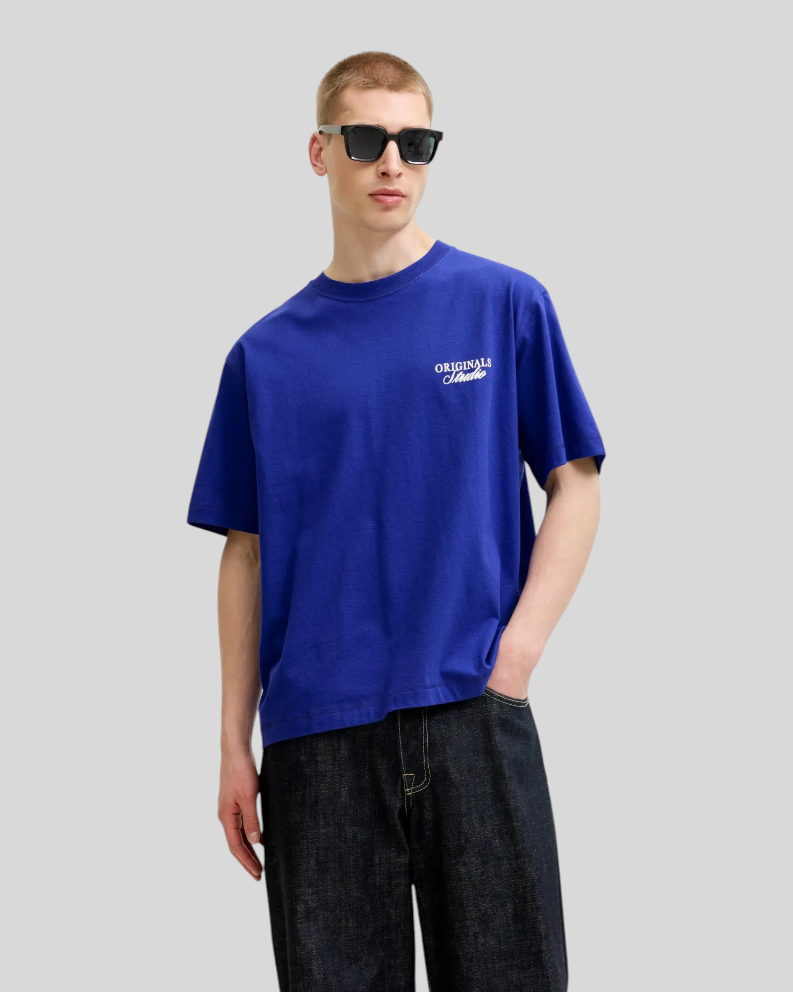 T-Shirt Jornorrebro Typo Crew Neck Bluing 12282898 Jack & Jones