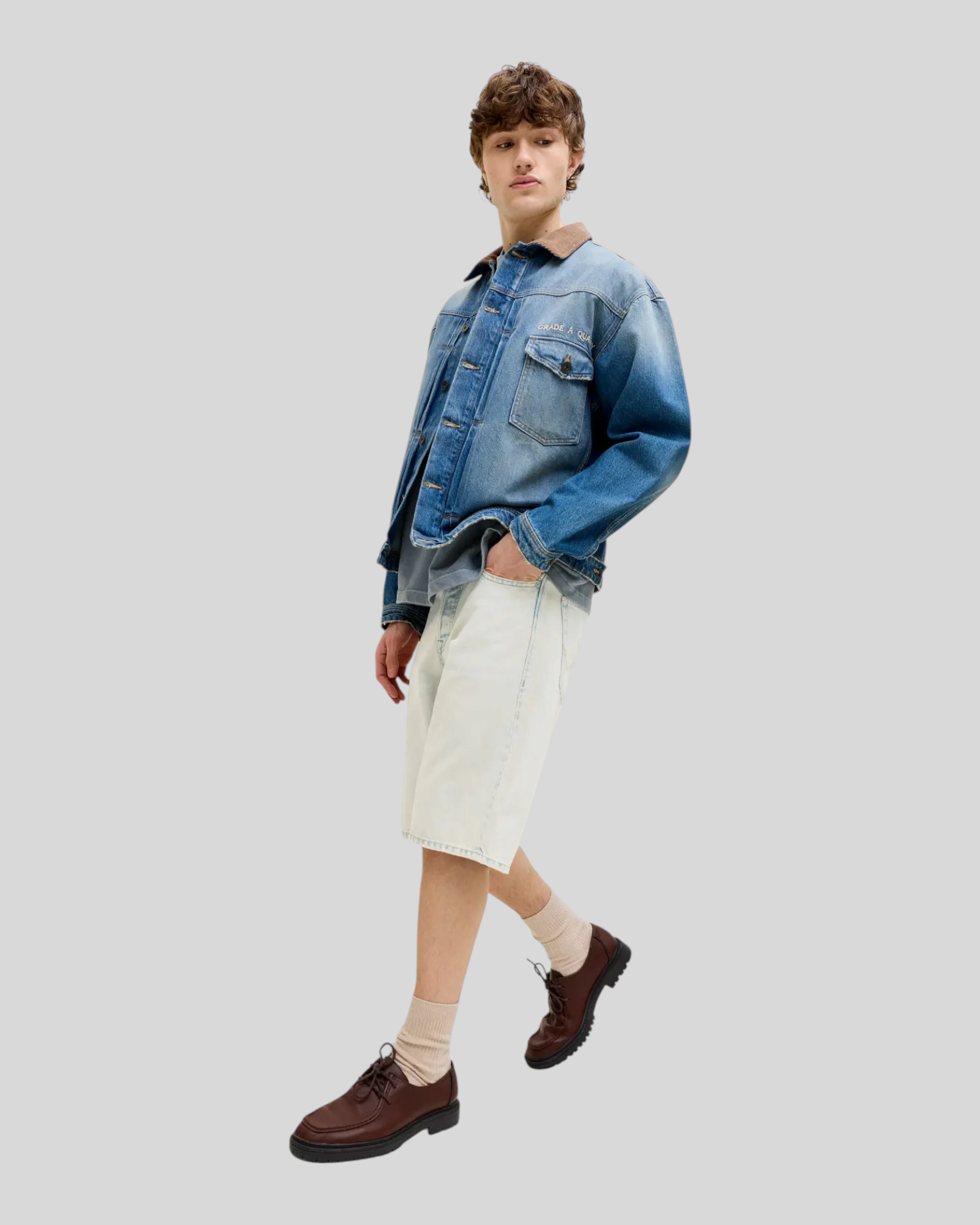 Short Jjalex SQ 898 LN Blue Denim Hyper 12291730 Jack & Jones