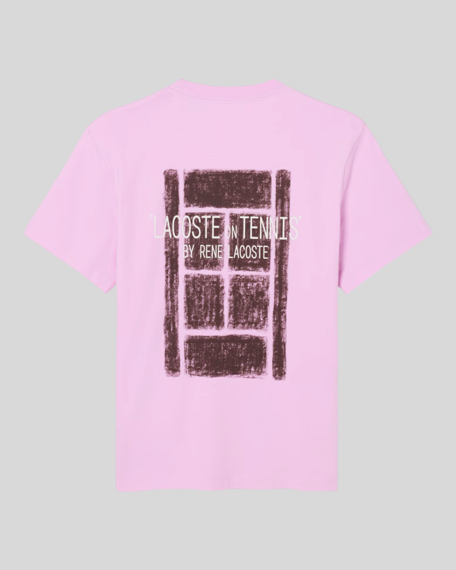 T-Shirt Stampata Classic Fit Rosa TH2197-00-Z4H Lacoste