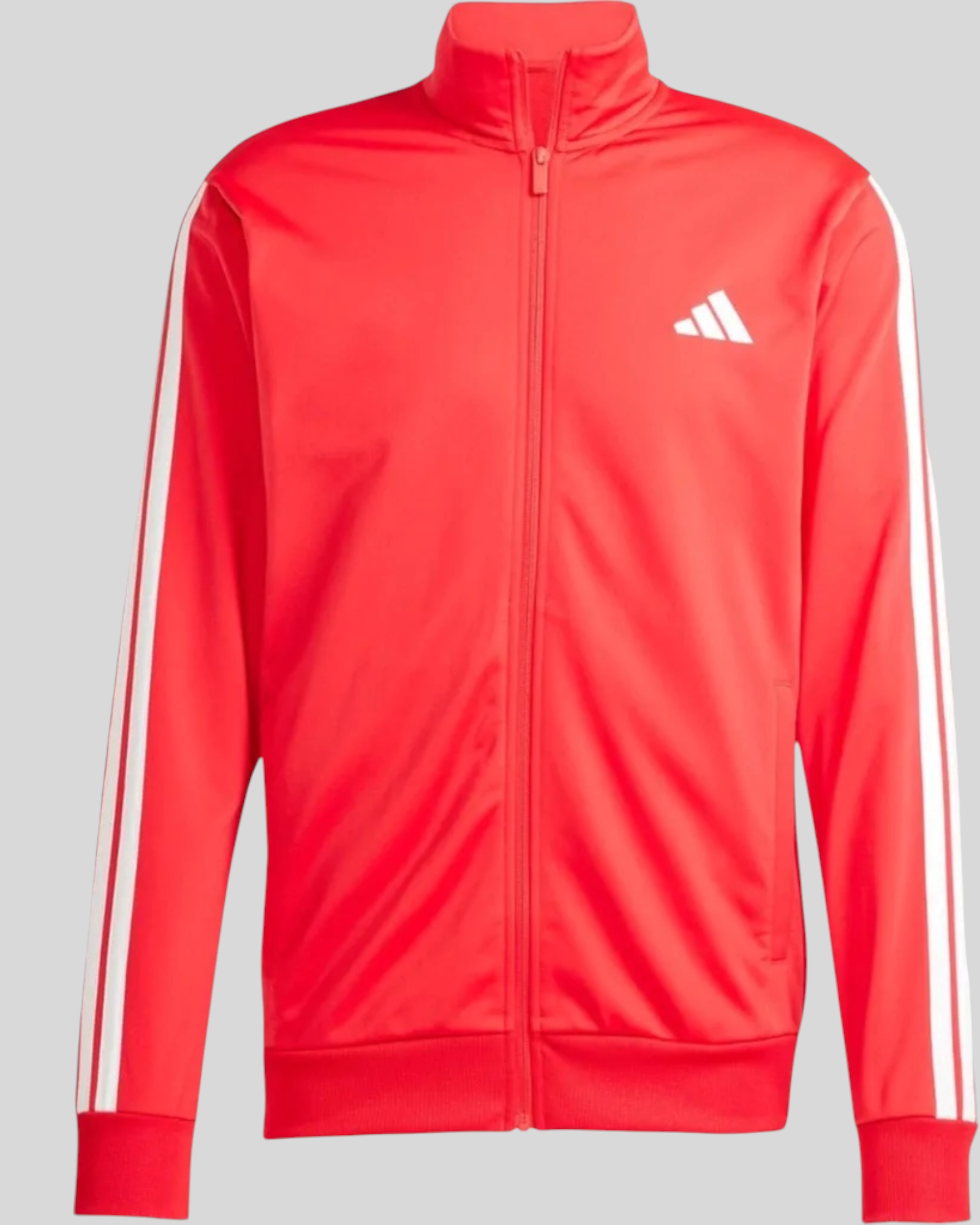 Tuta Basic 3 Stripes Tricot Track Suit Rosso JX8731 Adidas
