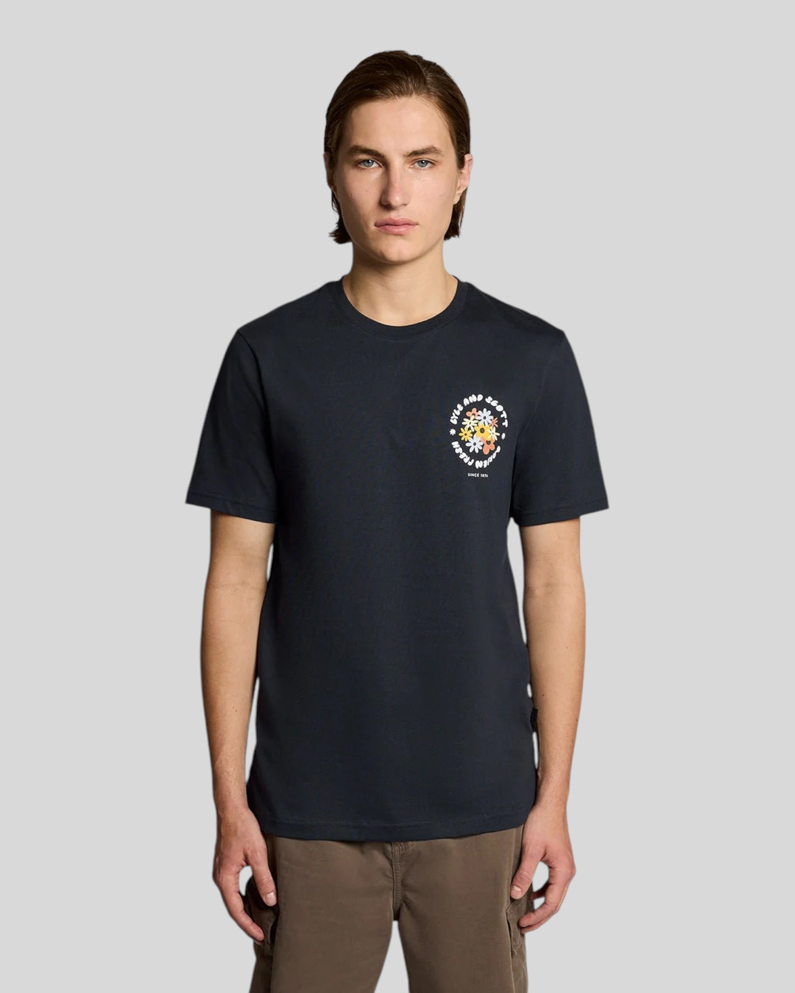 T-Shirt Nature Graphic Dark Navy TS2428V Z271 Lyle & Scott