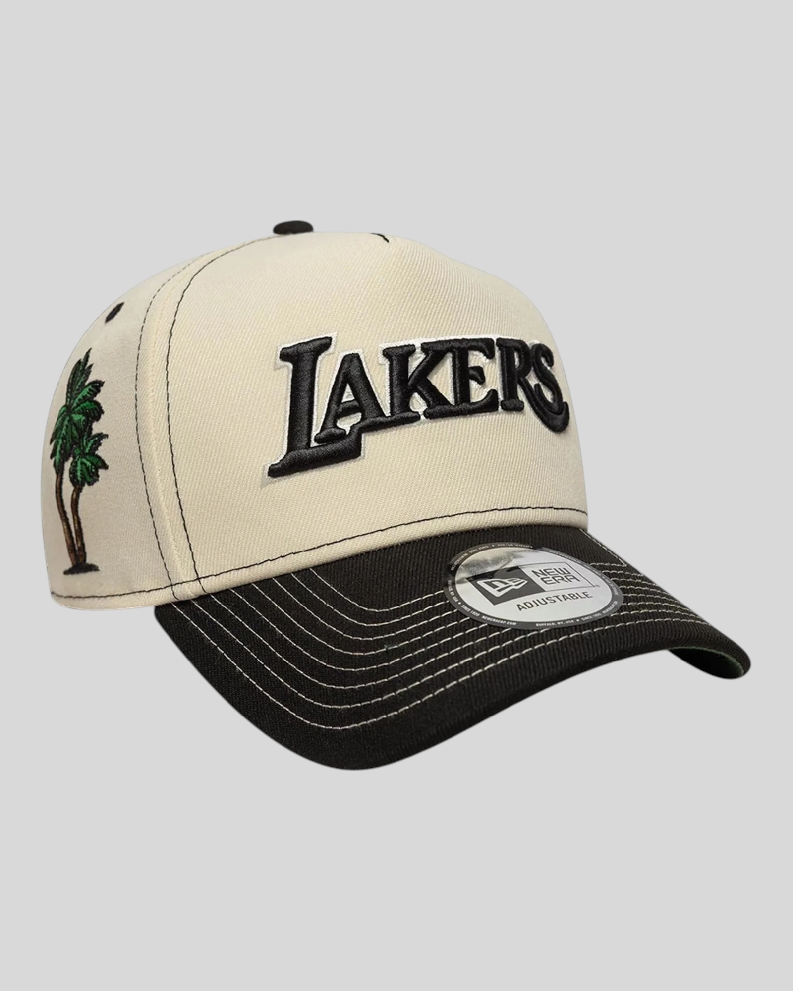 Cappello Con Visiera 9Forty E-Frame LA Lakers NBA City Icon Crema 60856278 New Era