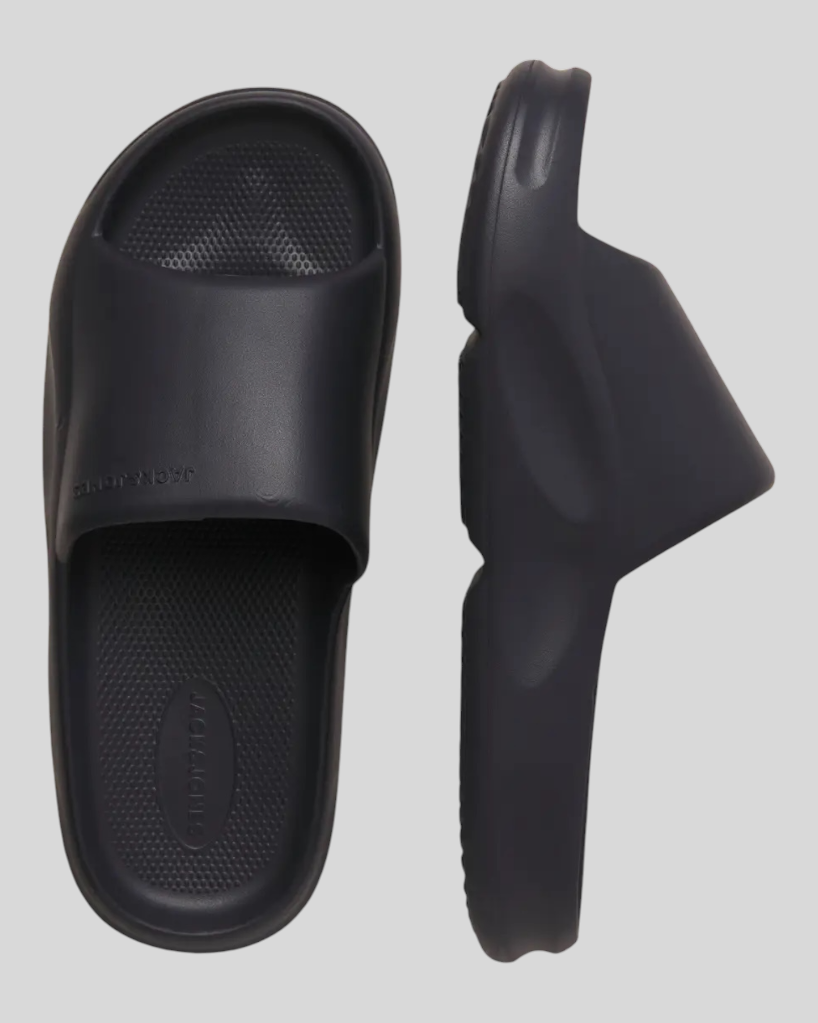 Sandali JFWStatus Moulded Slider Anthracite 12251282 Jack & Jones