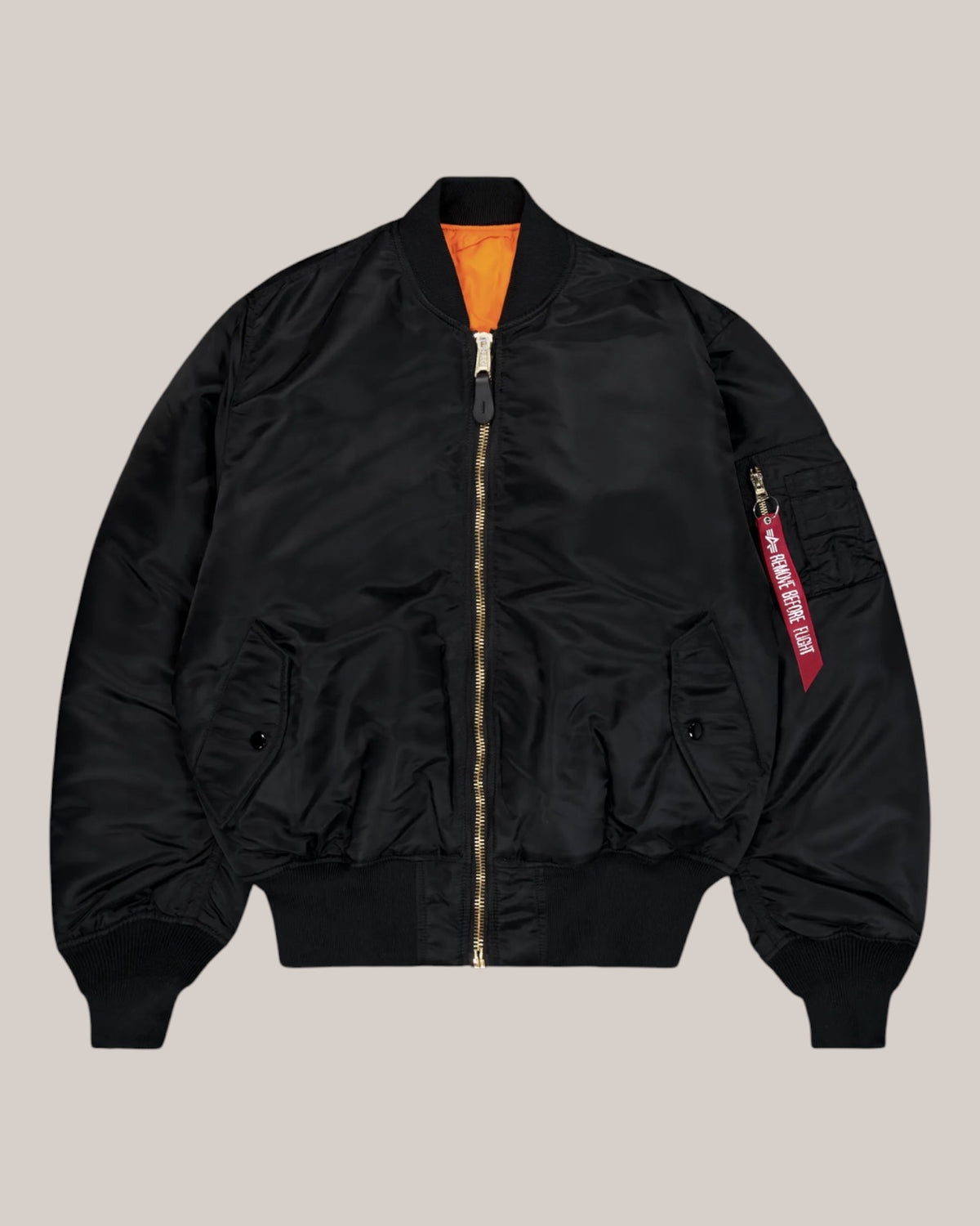 Giubbino Uomo Nero MA-1 Heritage Bomber Jacket 100101/03