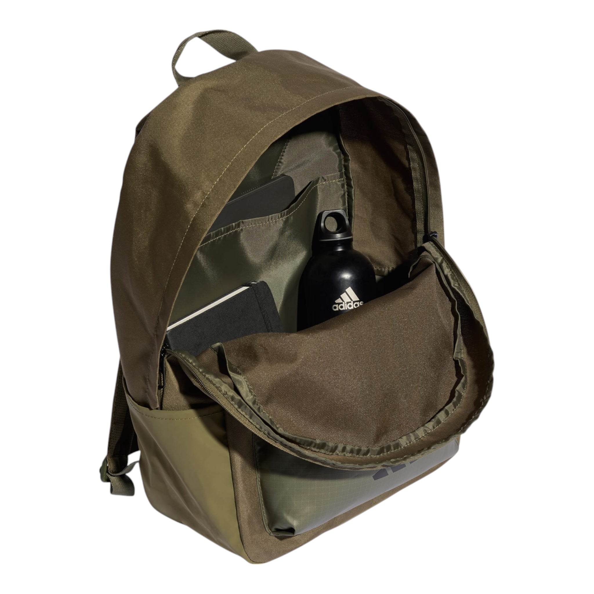 Classic Back To School 3 Stripes Backpack Olive IS7042 Adidas
