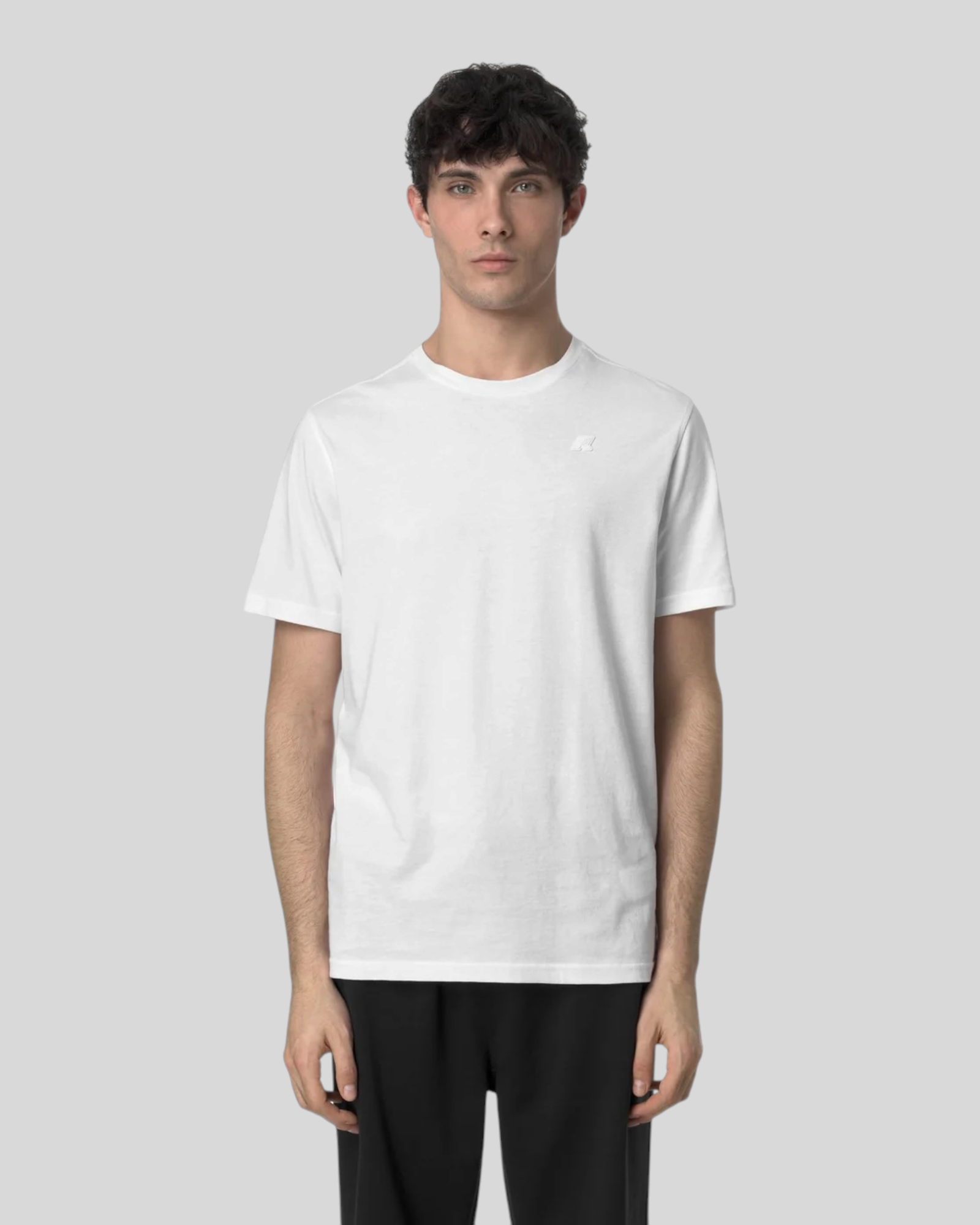 T-Shirt Odom Jersey Slim Tee Bianco K7125UW 001 K-Way