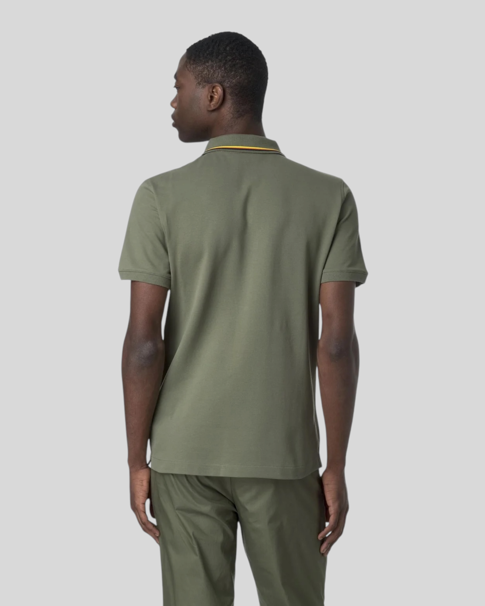 Polo Jud Pique Slim Green Lichen K1125DW V15 K-Way