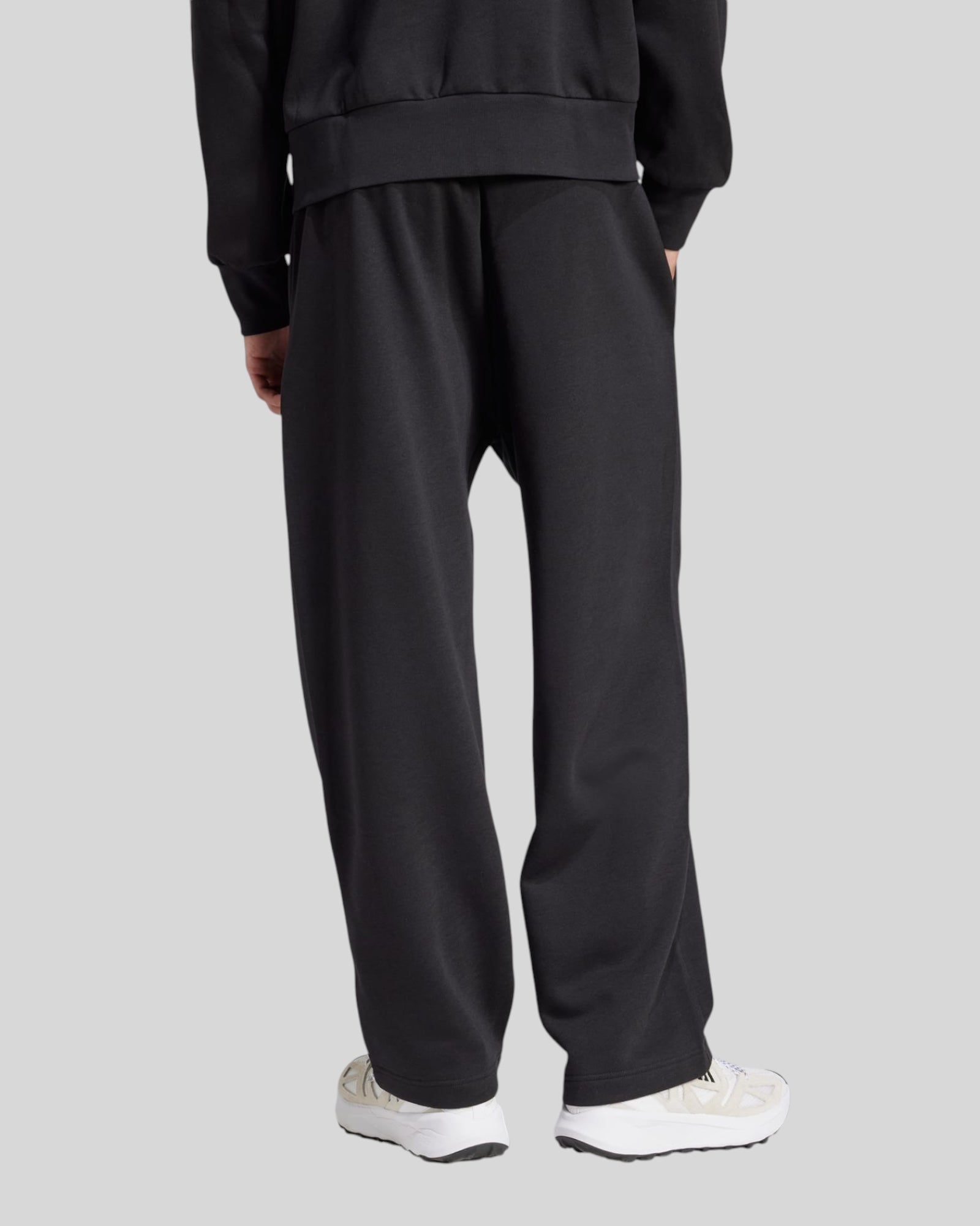 Pantalone Wide Essentials 3 Bar Logo Nero JF3567 Adidas