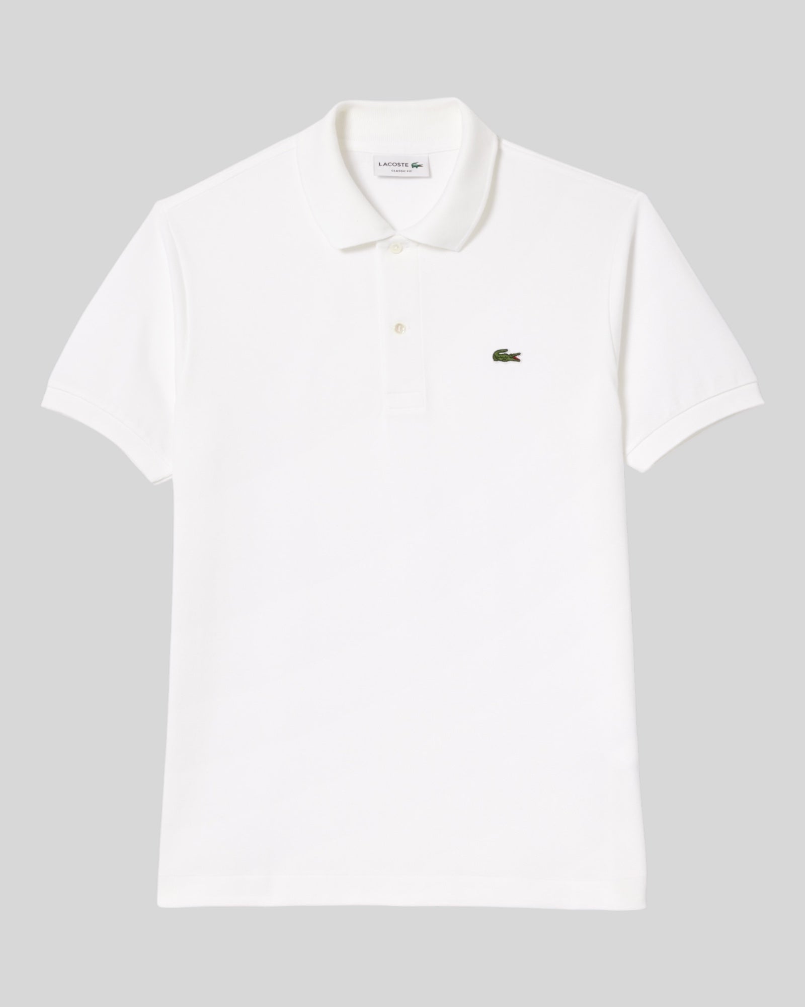 Polo Classic Fit In Piquet Bianca L1212-00-001 Lacoste