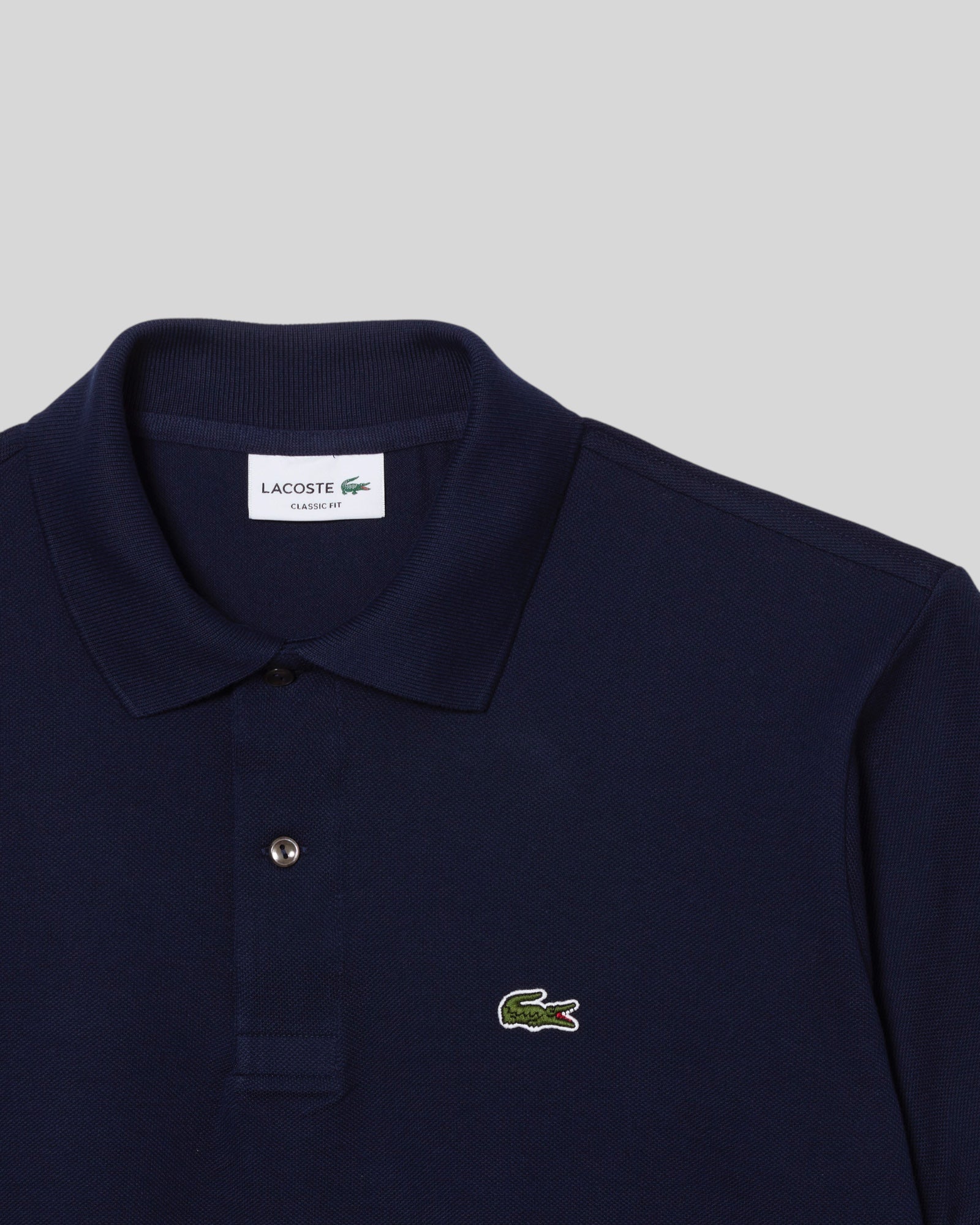 Polo Classic Fit In Piquet Blue Navy L1212-00-166 Lacoste