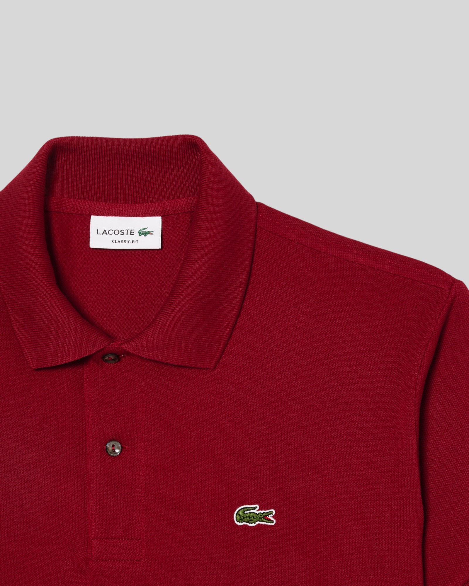 Polo Classic Fit In Piquet Bordeaux L1212-00-476 Lacoste
