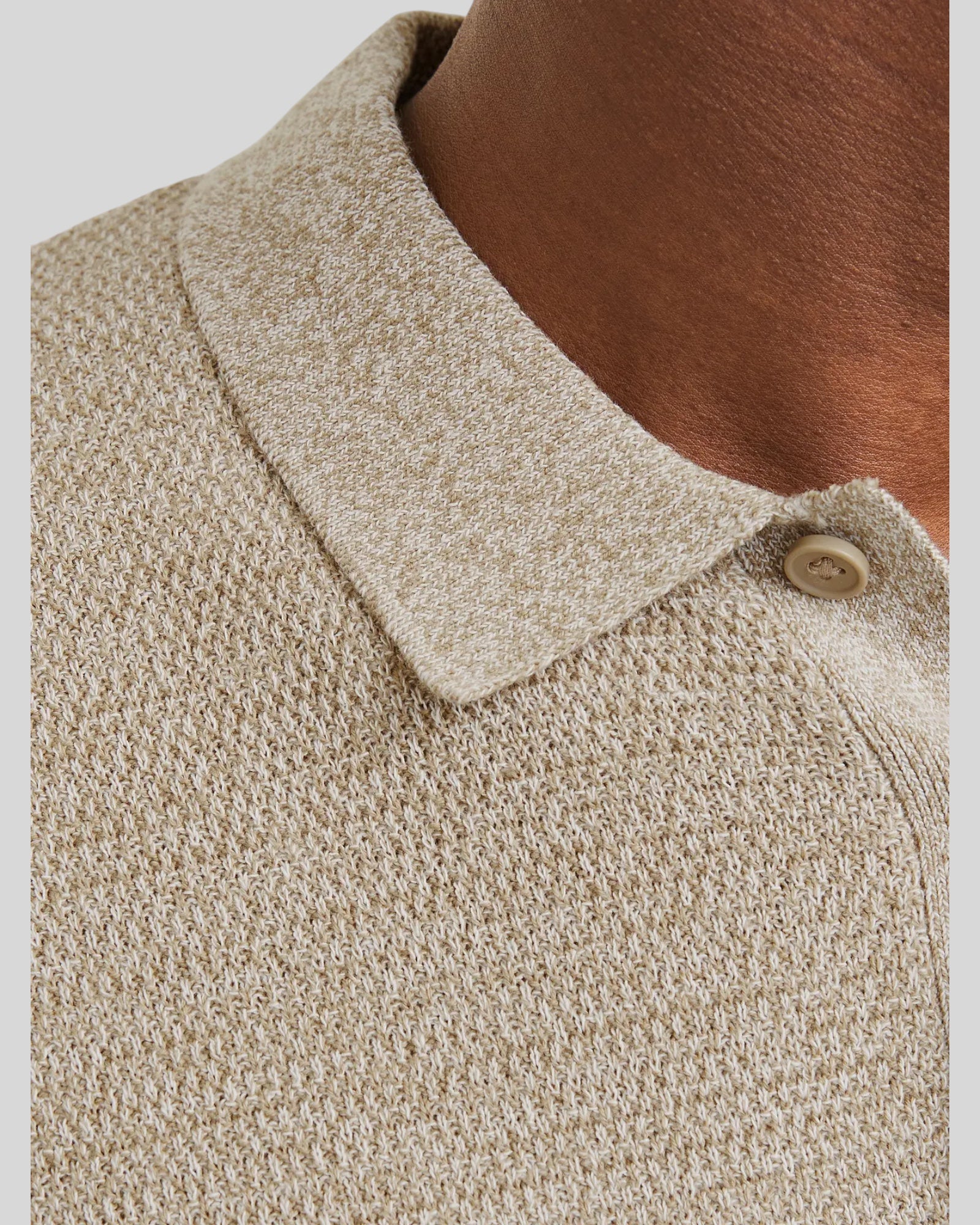 Polo In Maglia JJgeorge Knit Coriander 12268281 Jack & Jones