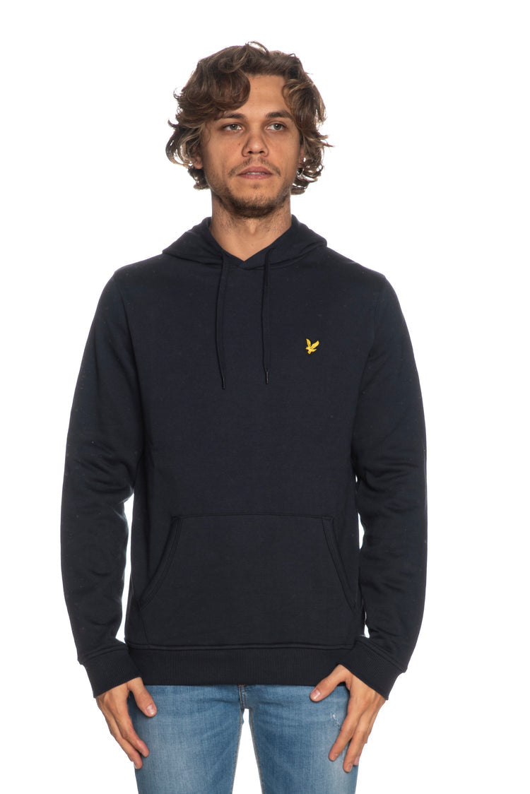 Felpa uomo Lyle & Scott Brushback Hoodie Dark Navy ML1139V/Z271 - foto 1