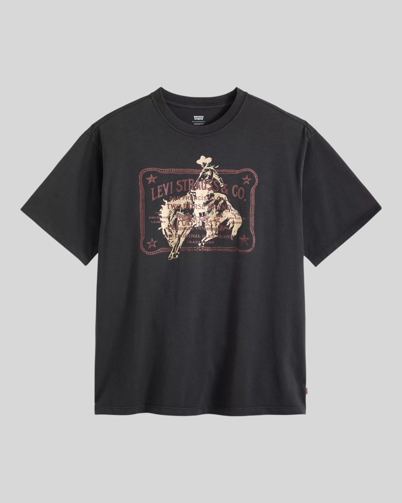 T-Shirt Vintage Fit Graphic Tee Americas Finest Overall Jet Black 87373-0401 Levi's