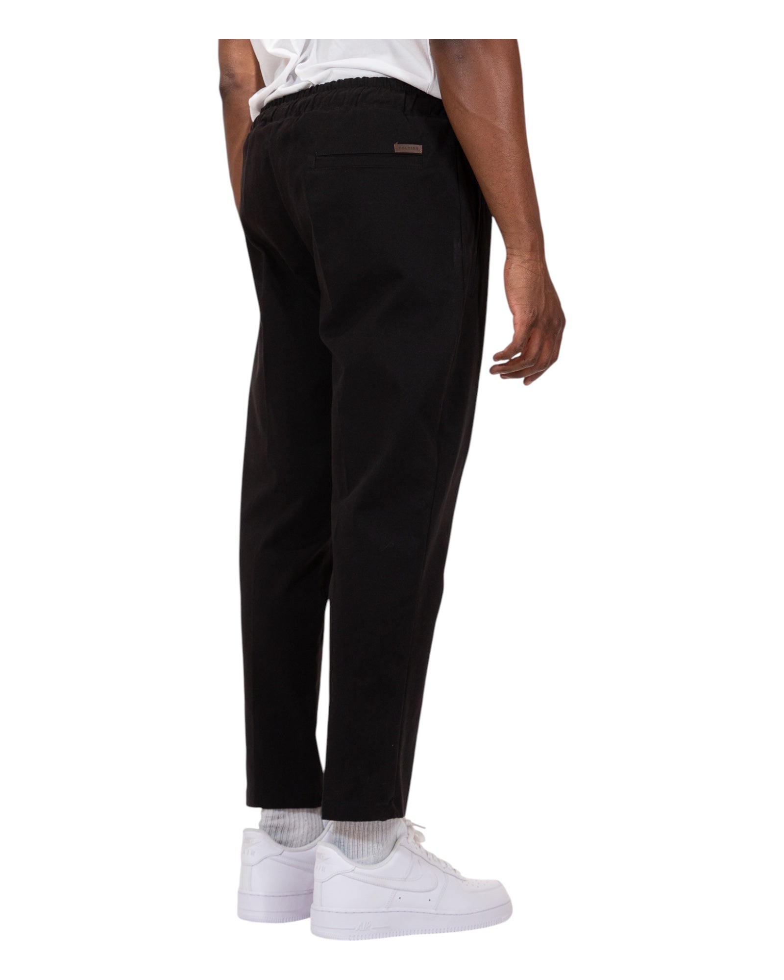 Pantalone Con Elastico Tapered Nain Nero Soldier