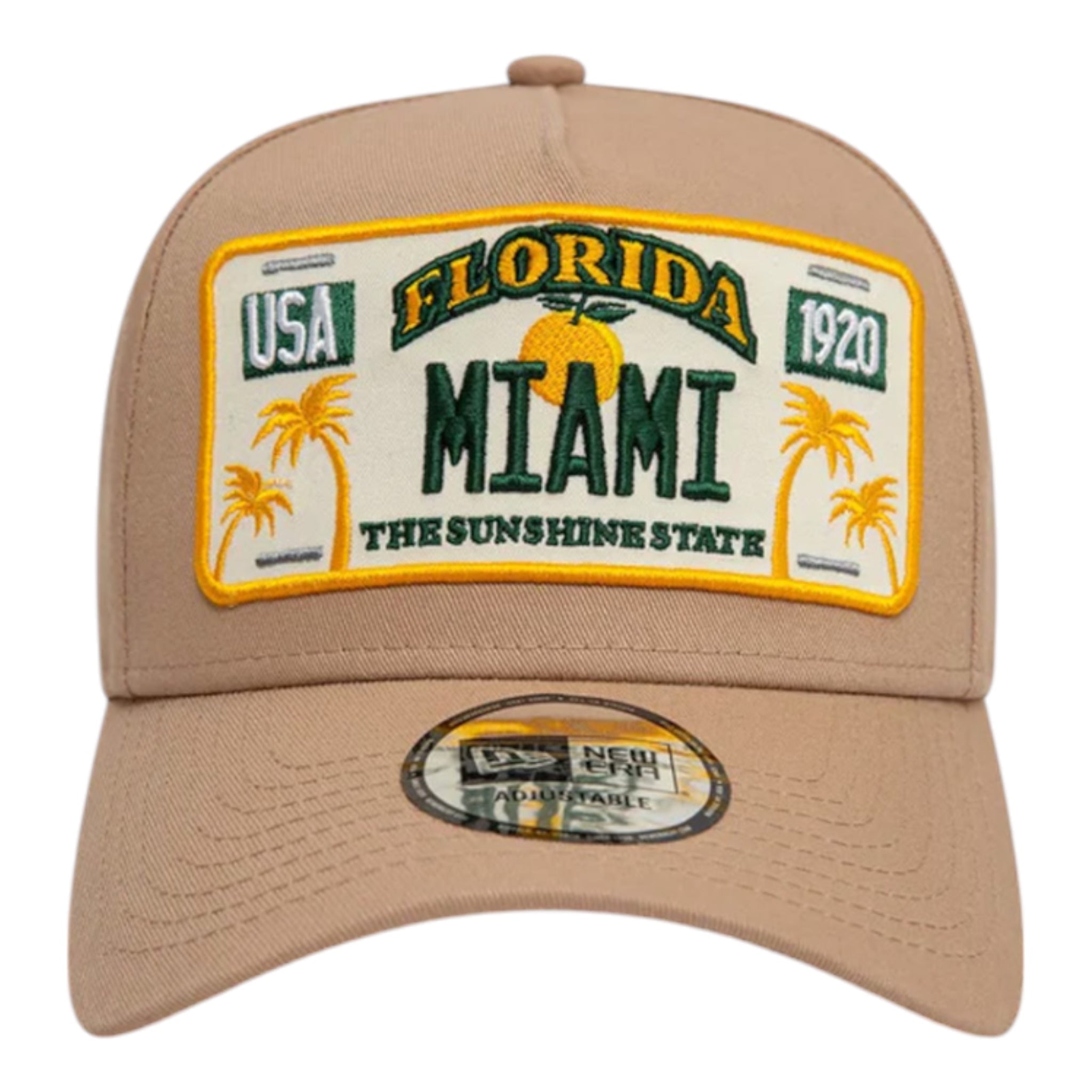 Cappello Con Visiera 9Forty License Plate Eframe Beige 60595462 New Era