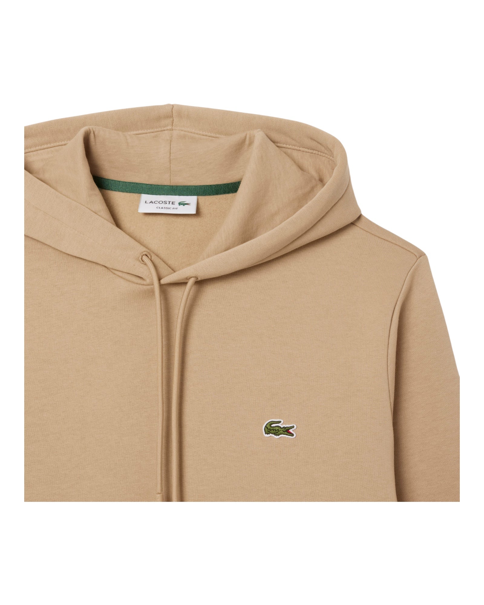 Felpa Con Cappuccio Classic Fit Beige SH9623-00-02S Lacoste