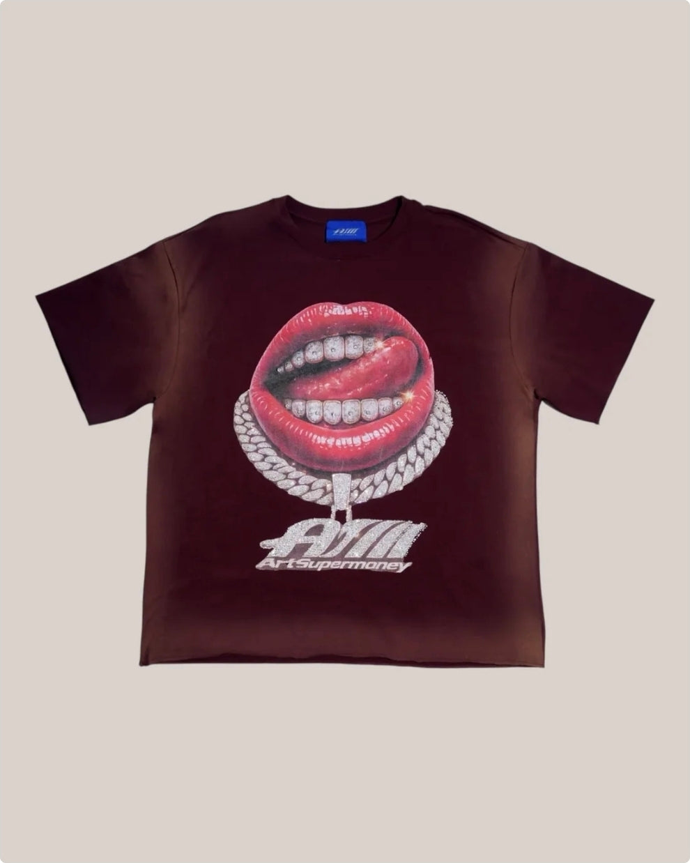 T-Shirt Art Super Money Grillz Black Version Money Tee – Blood – ART. GRILLZ BLACK VERSION MONEY TEE COL: BLOOD