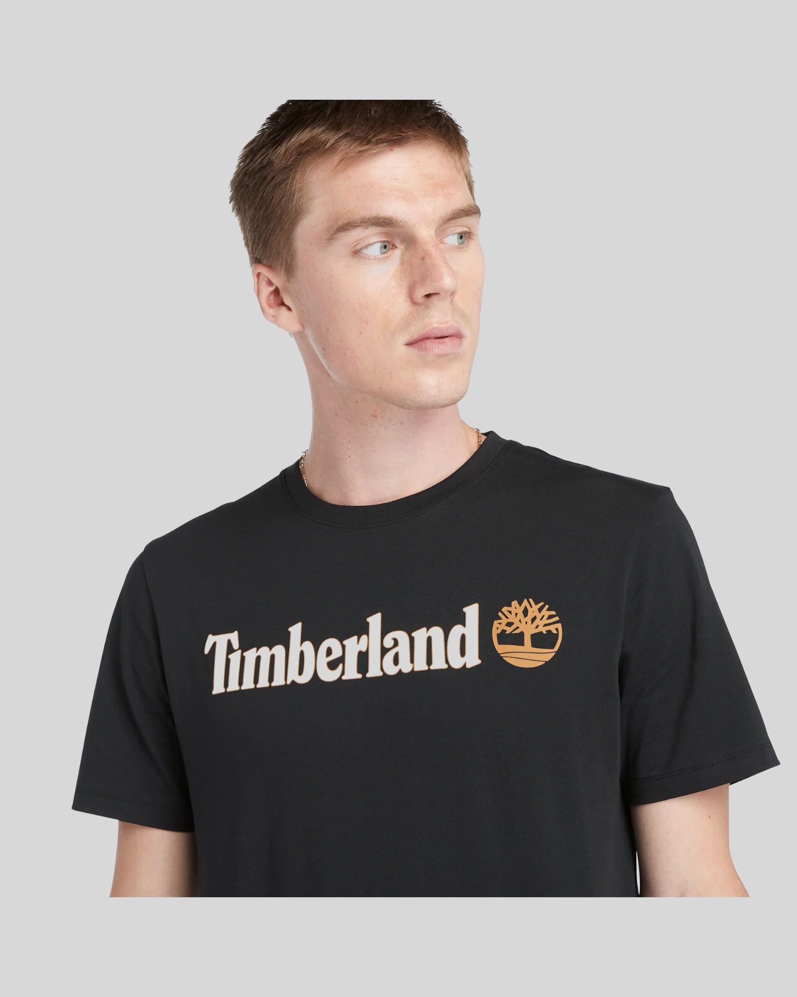 T-Shirt Linear Logo Tee Nero TB0A5UPQ 001 Timberland