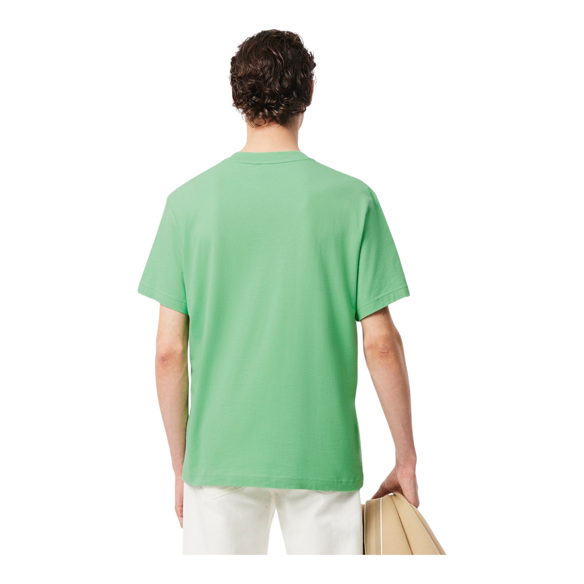 T-Shirt Classic Fit In Jersey Verde TH731800TTF Lacoste