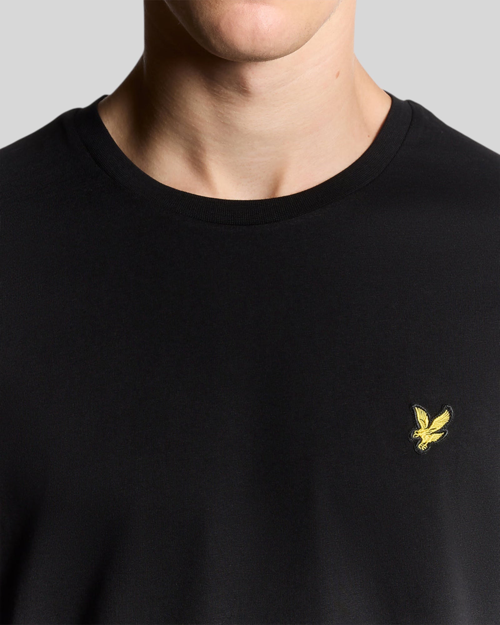 T-Shirt Plain Tee Nera TS400VOG Z865 Lyle & Scott