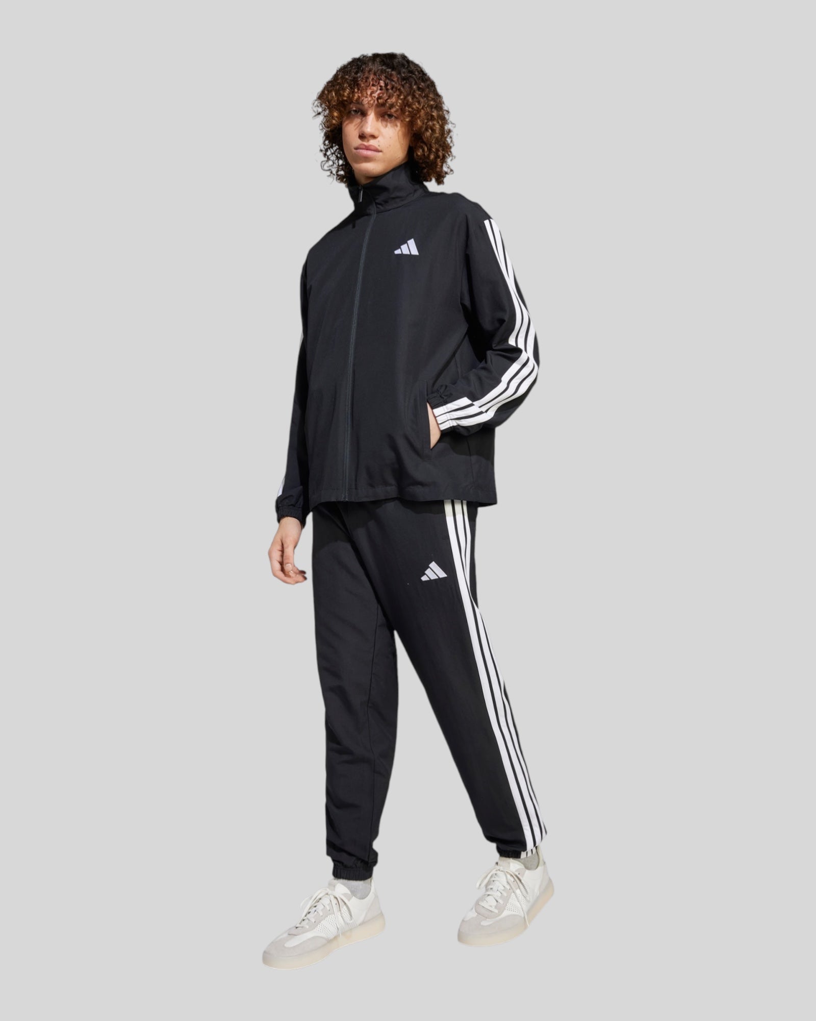 Tuta Completa 3 Stripes Wowen Nera JI8849
