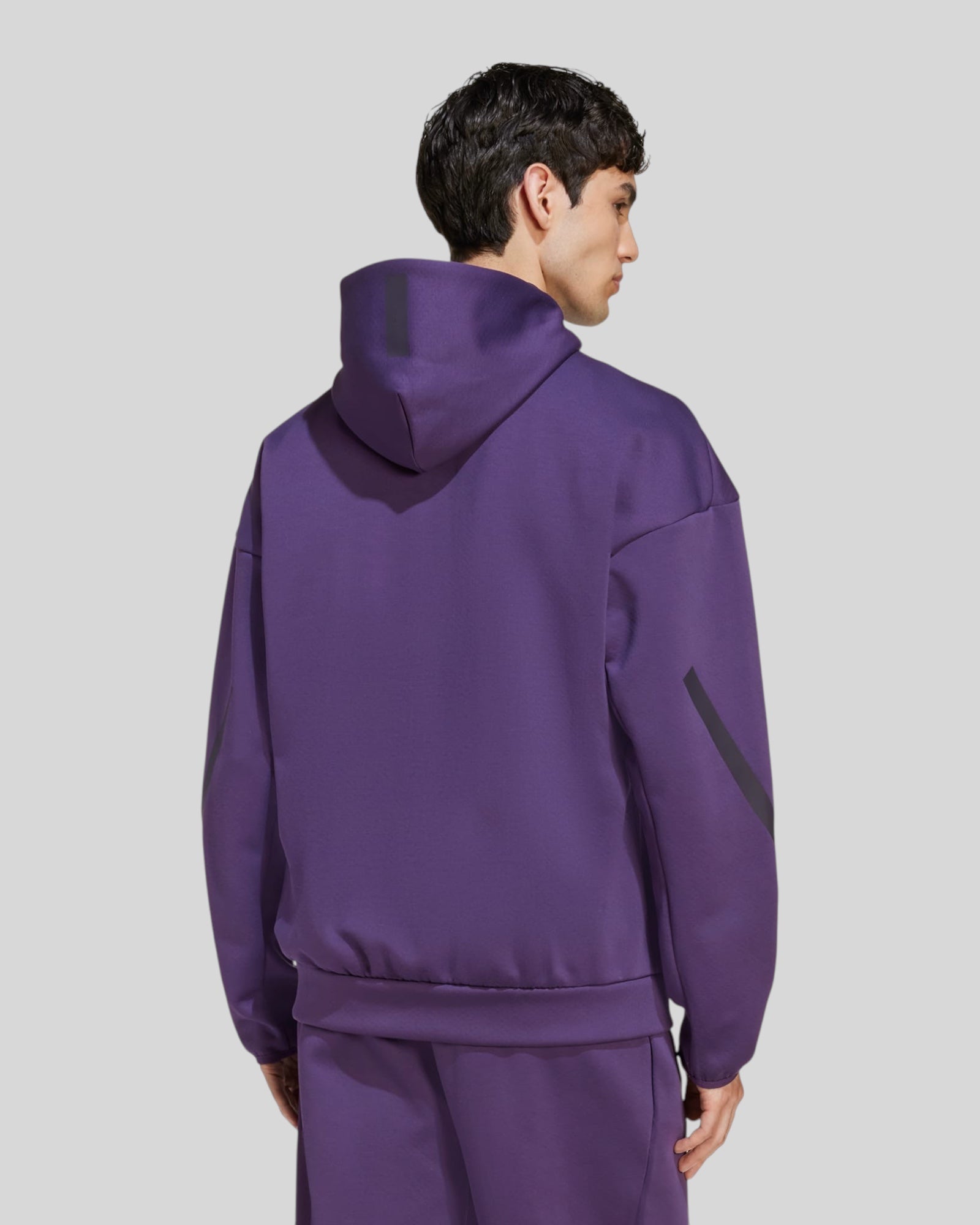 Felpa Con Zip E Cappuccio ZNE Viola KB7124 Adidas