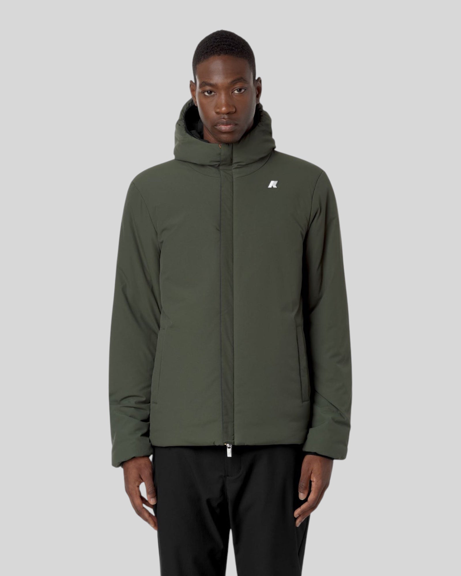 Giubbotto Reversibile Jack St Warm Double Black Pure-Green Blackish K6128VW AH3 K-WAY