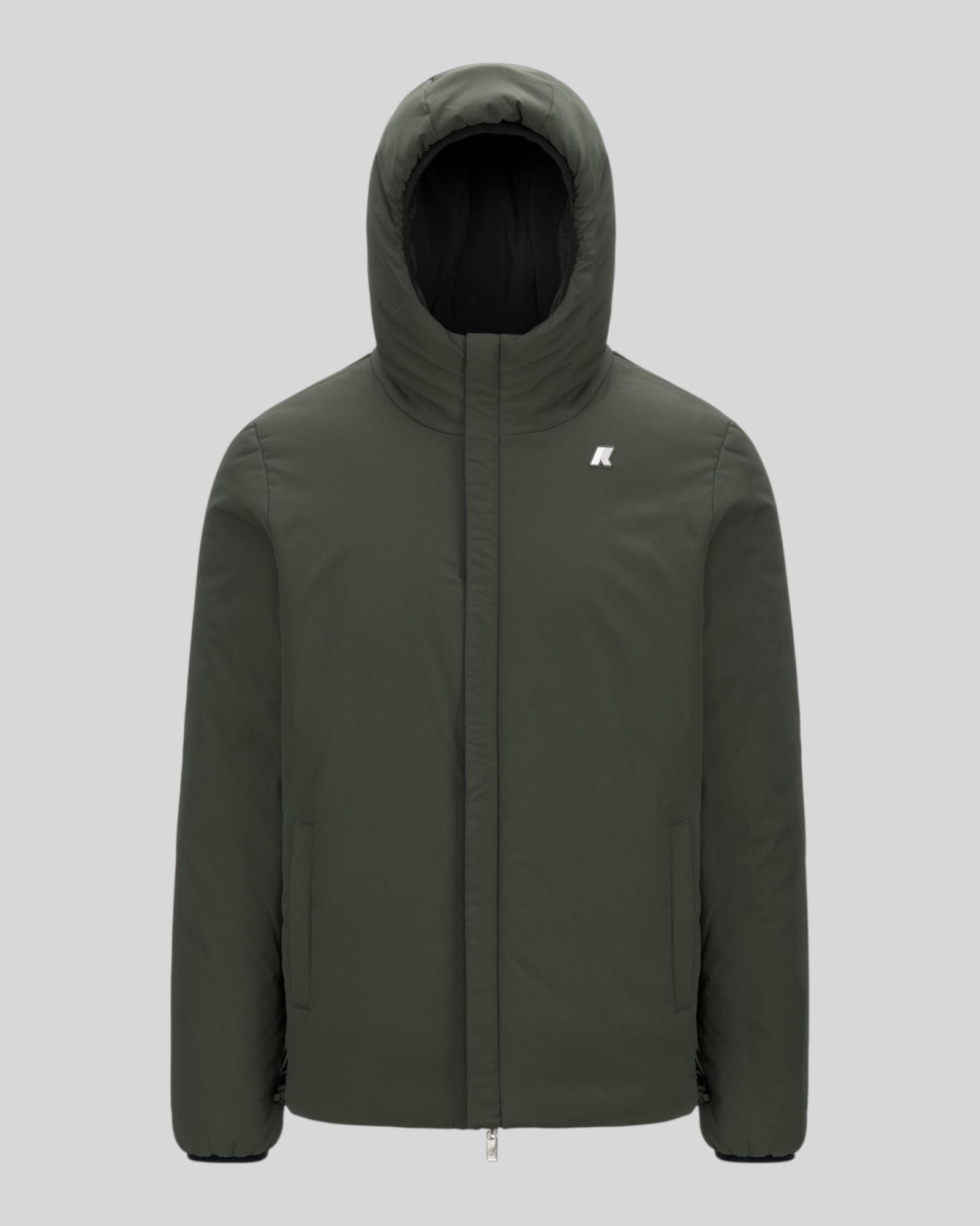 Giubbotto Reversibile Jack St Warm Double Black Pure-Green Blackish K6128VW AH3 K-WAY