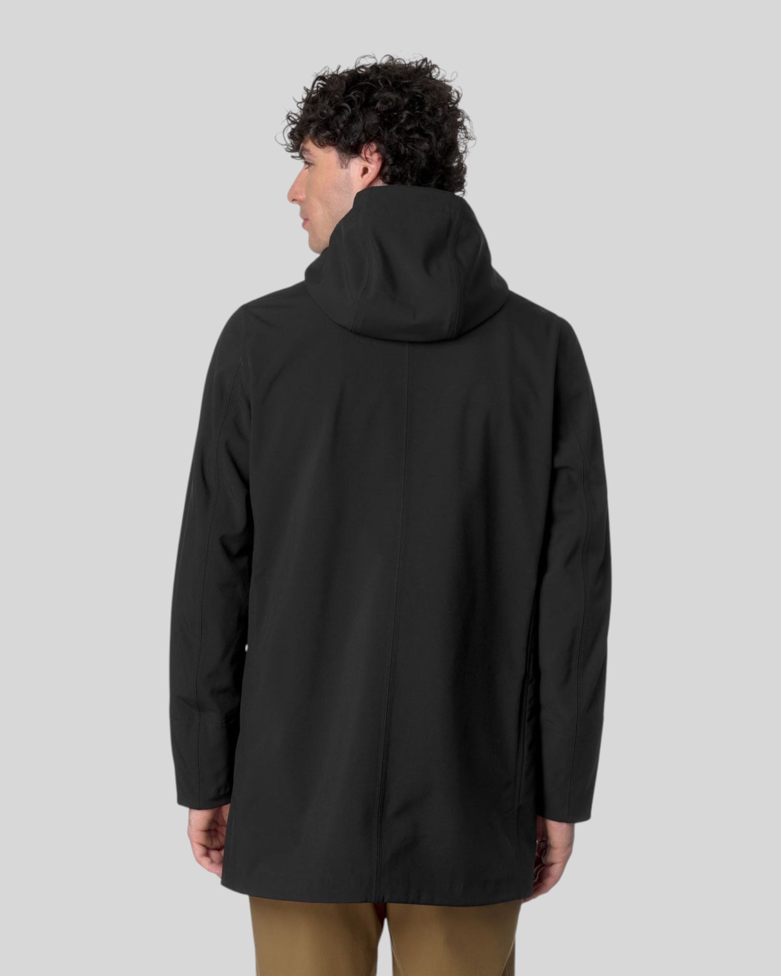 Giaccone Marlyn Bonded Medio Black-Blue Depht K7126UW A3C K-WAY