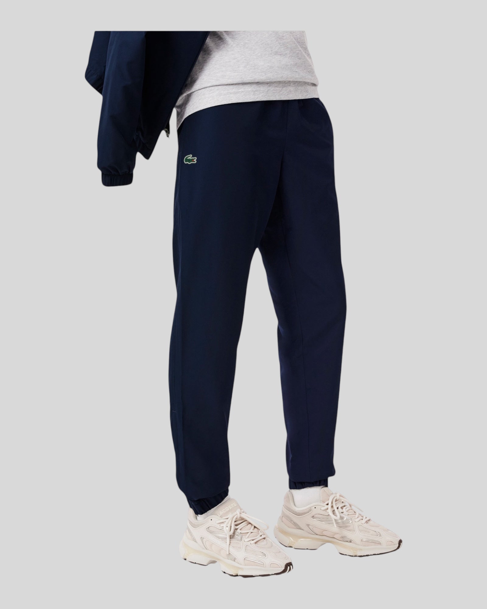 Tuta Completa Monocolore In Taffetà Blu Relaxed Fit Lacoste