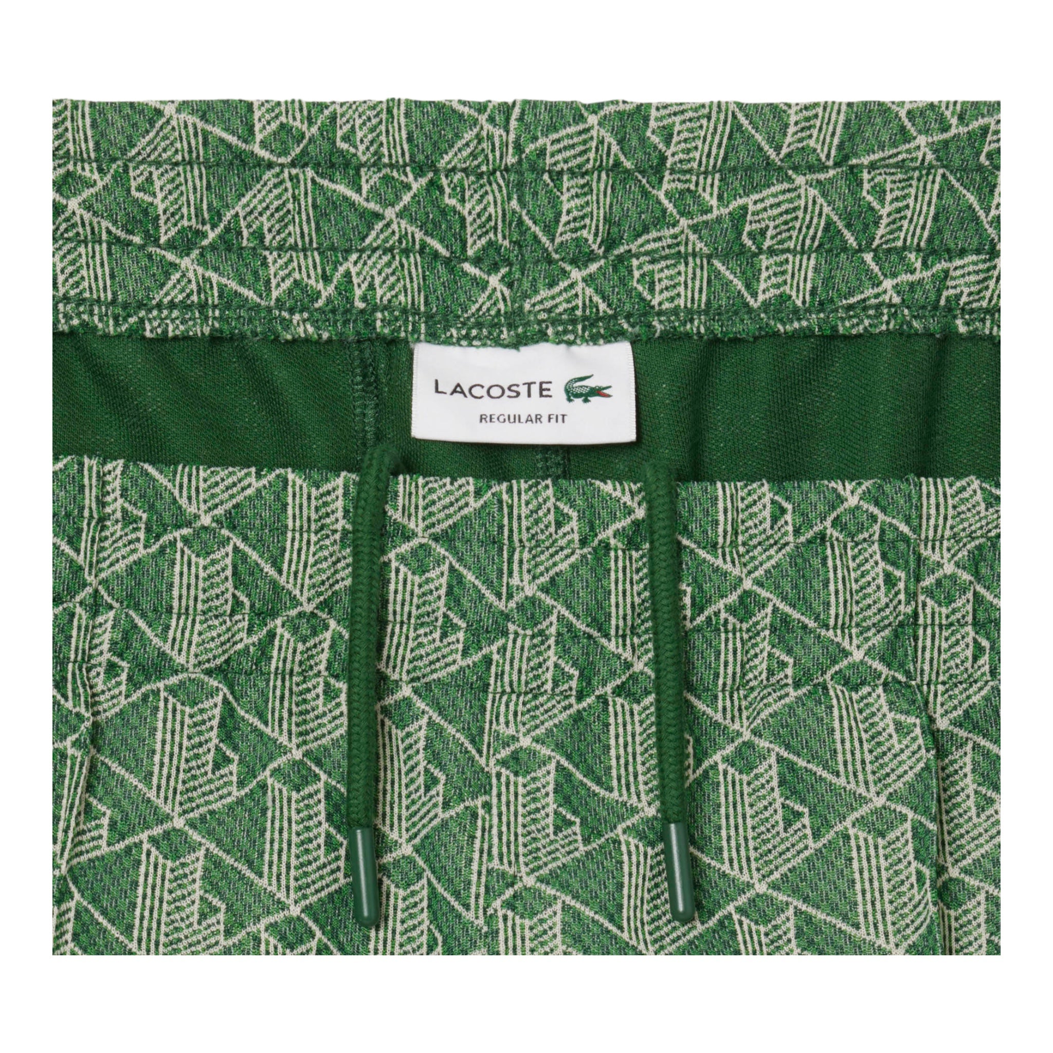 Paris Monogram Green Pants XH1440 00 HEI Lacoste