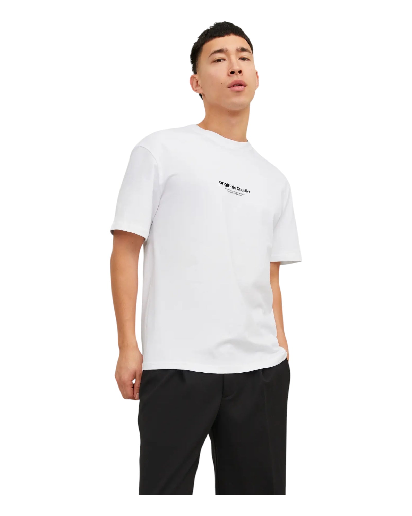 T-Shirt Jorvesterbro Tee ss Bianco 12240121 Jack & Jones