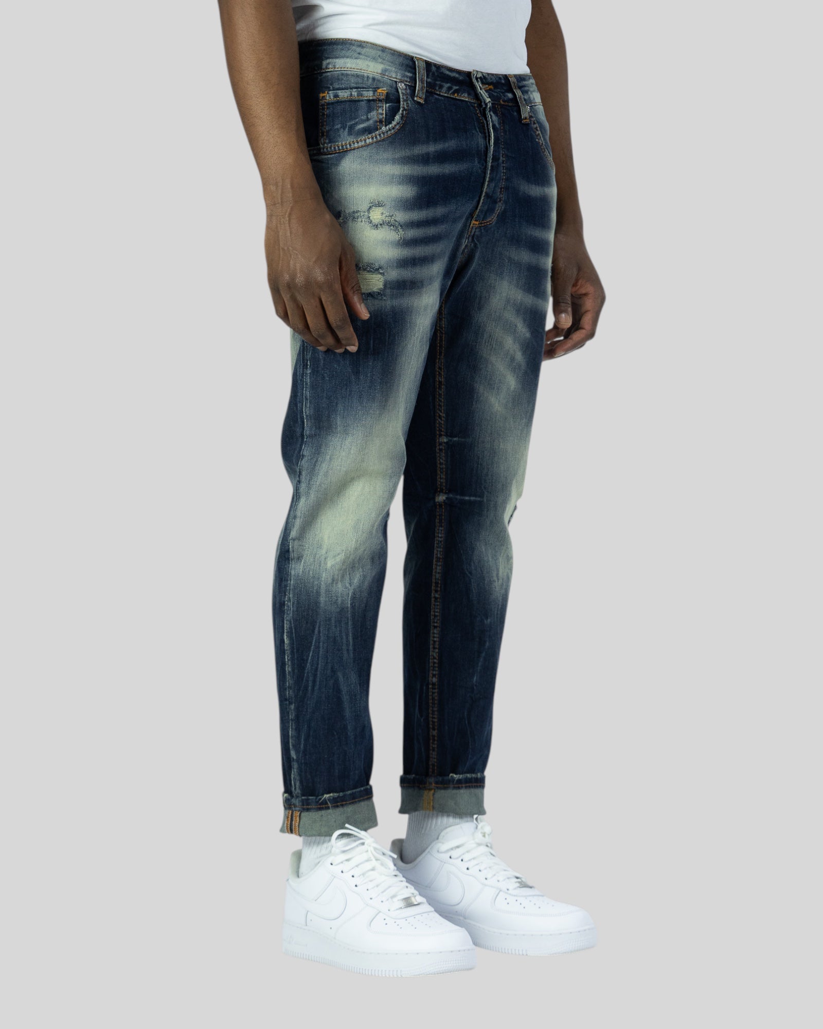 Jeans 5 Tasche Regular Fit New Woll 774B Soldier