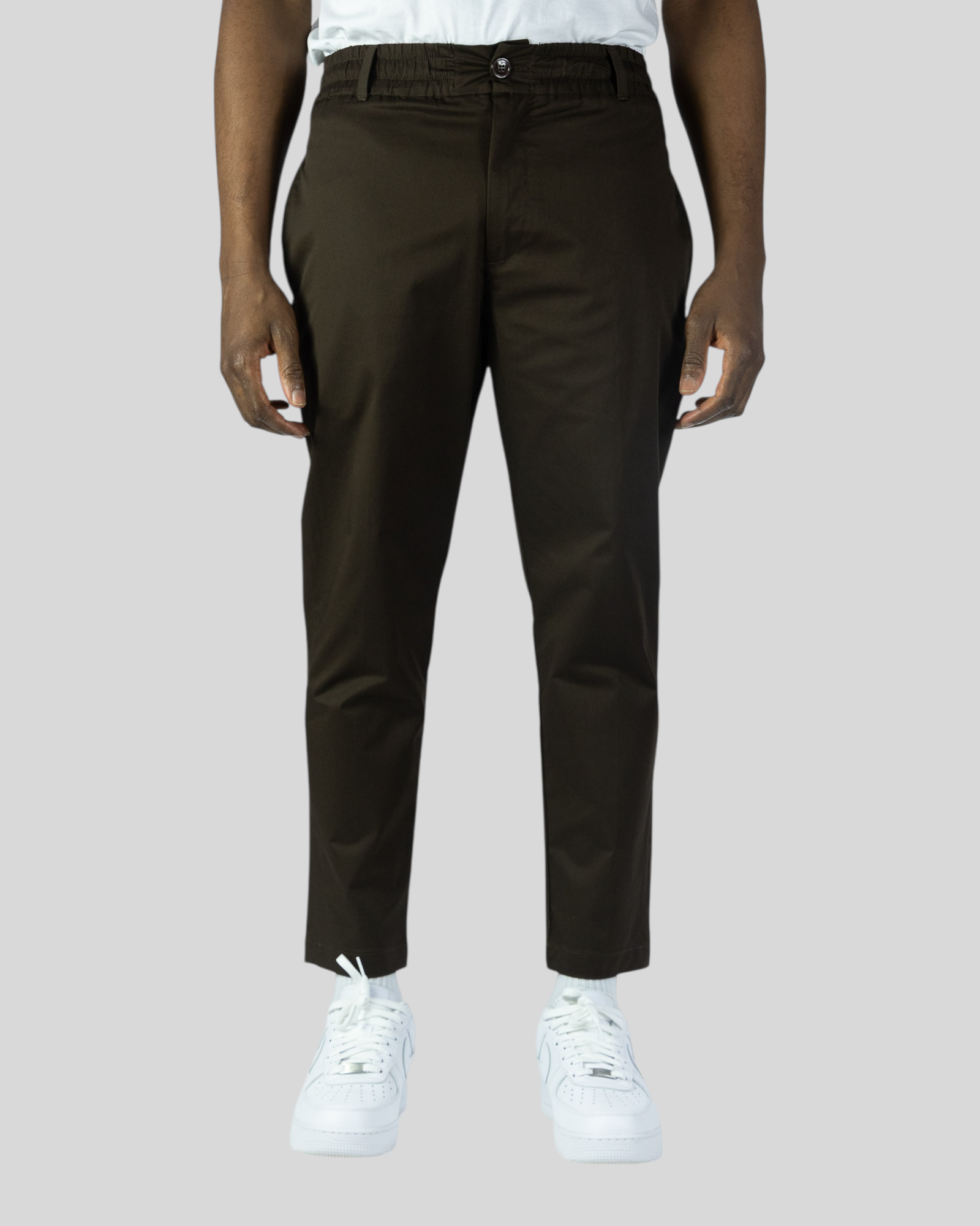 Pantaloni Con Elastico New Nain Sol-66 Marrone Soldier
