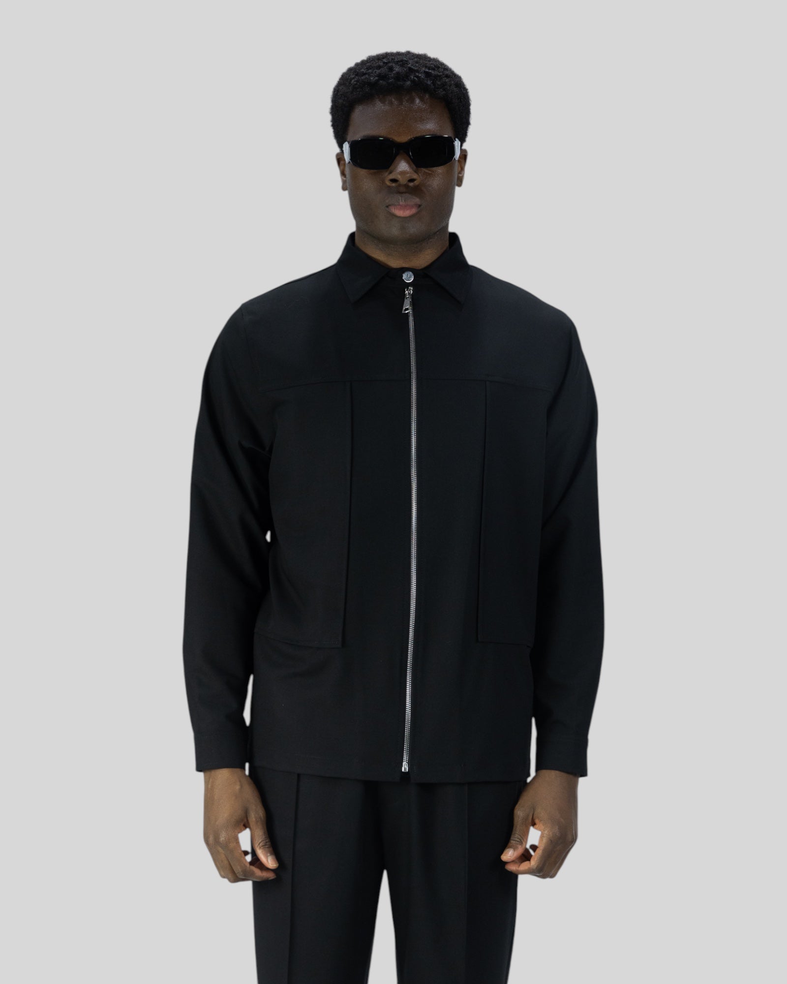 Coordinato New Zip Nero Soldier