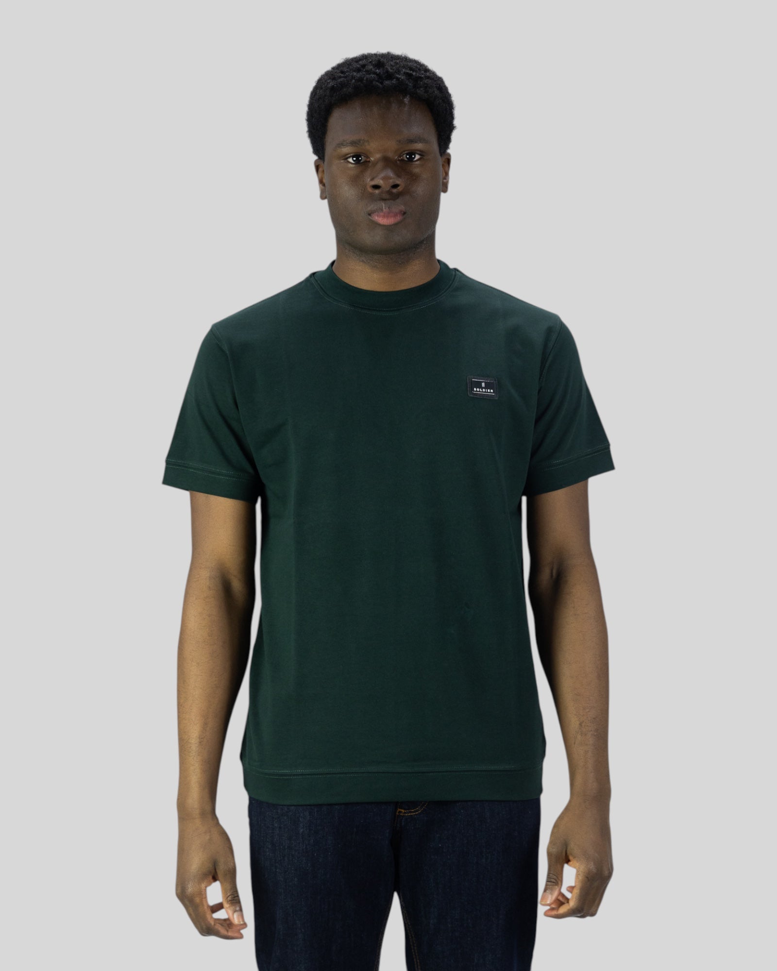 T-Shirt Patch Sol-33 Verde Gucci Soldier