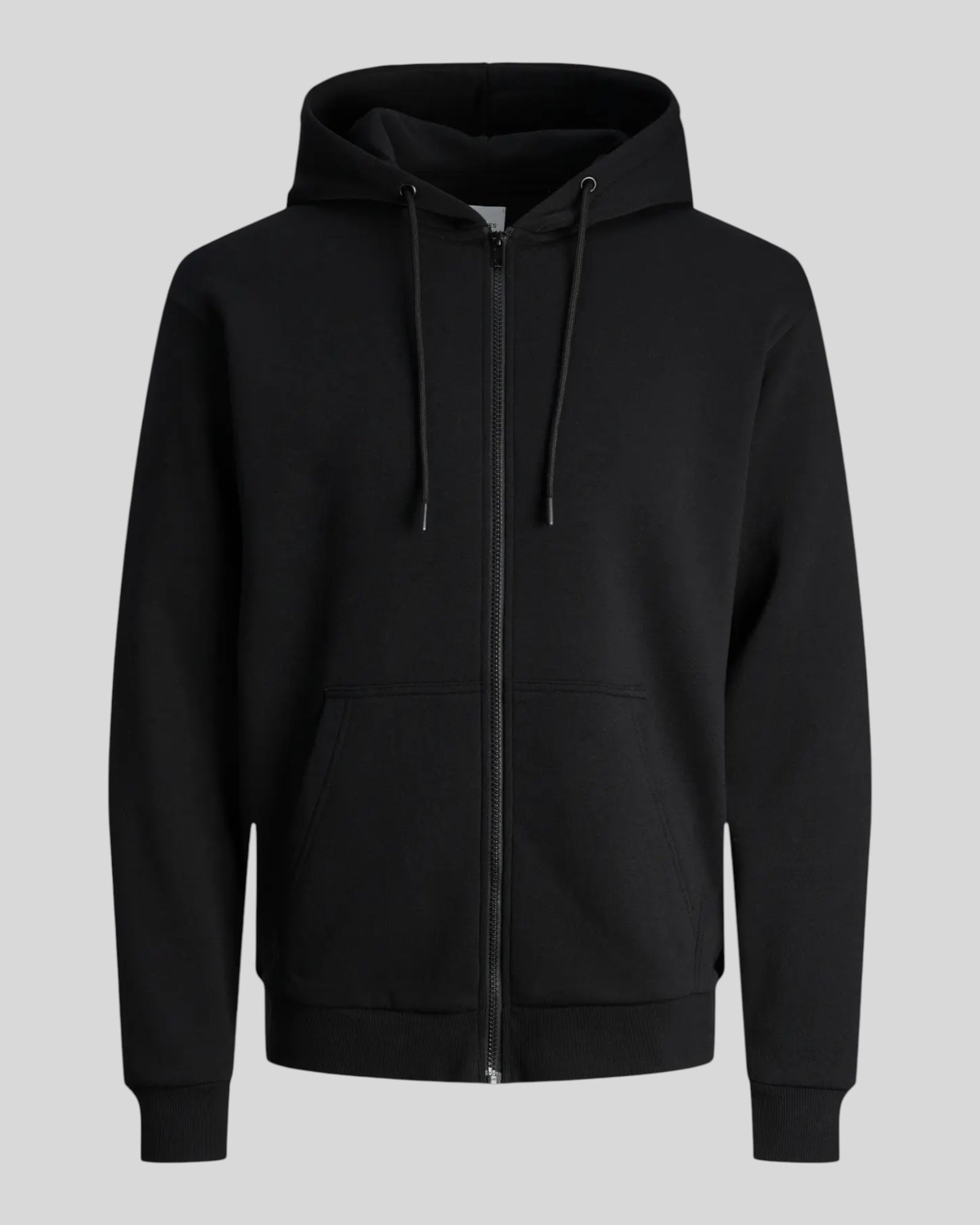 Felpa Con Cappuccio Jjbradley Sweat Zip Hoodie Nero 12249342 Jack & Jones