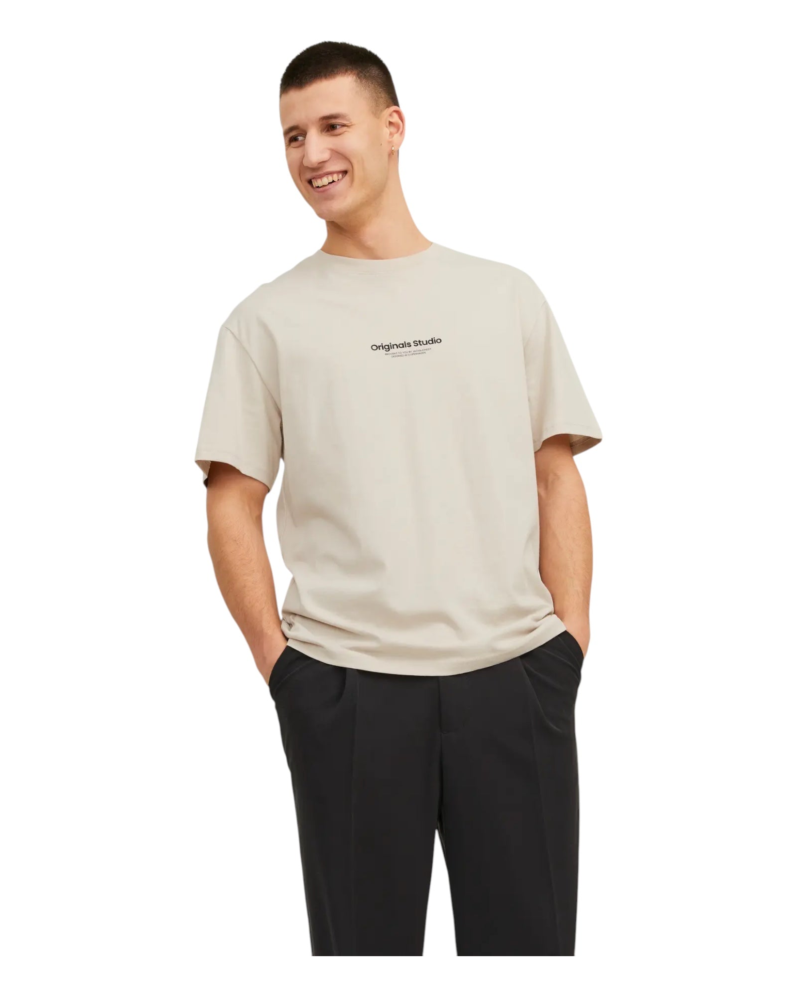 T-Shirt Jorvesterbro Tee ss Moonbeam 12240121 Jack & Jones