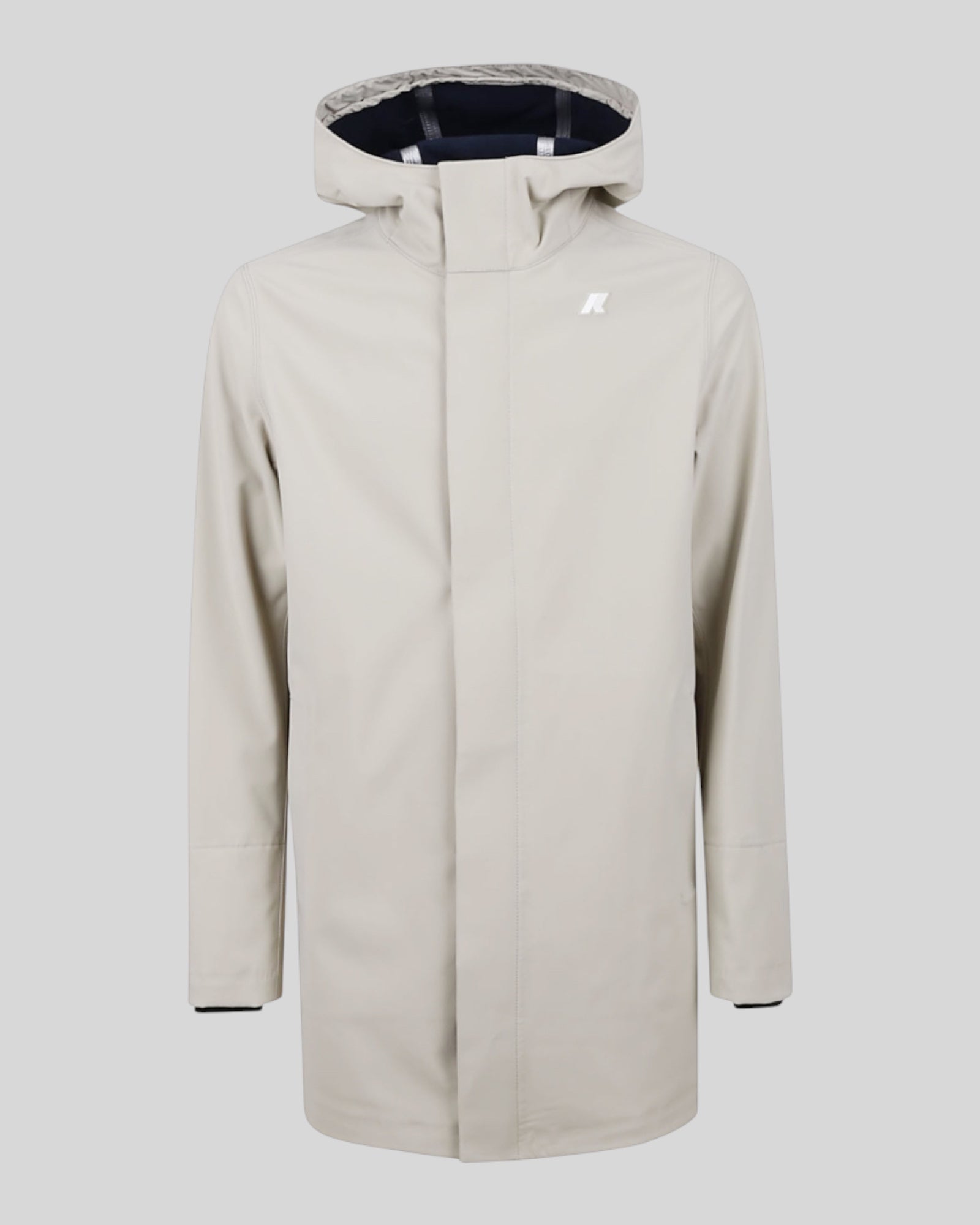 Giaccone Marlyn Bonded Medio Beige-Blue Depht K7126UW B2A K-WAY