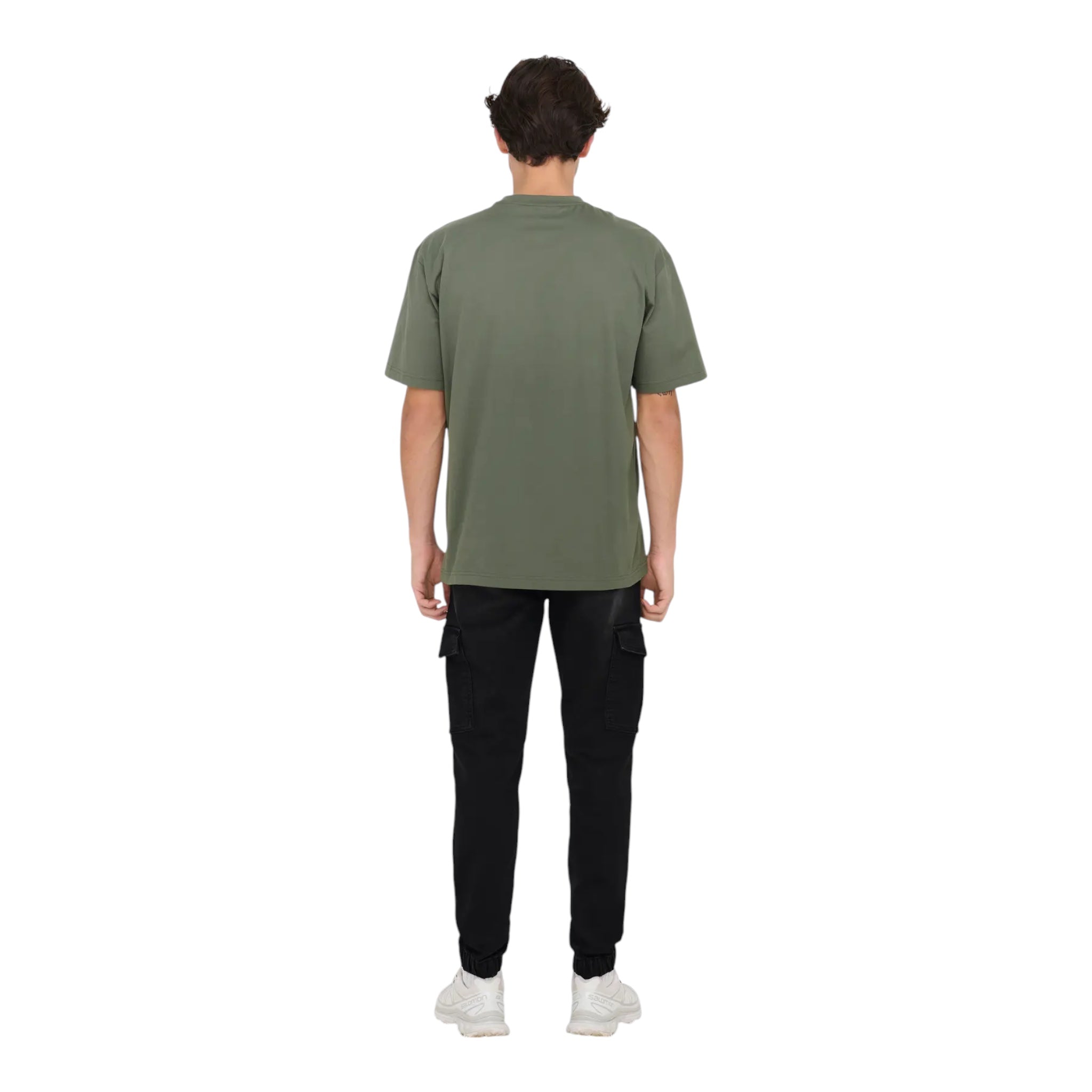 T-Shirt Basic Ons Fred Life Relaxed SS Tee Castor Grey 22022532