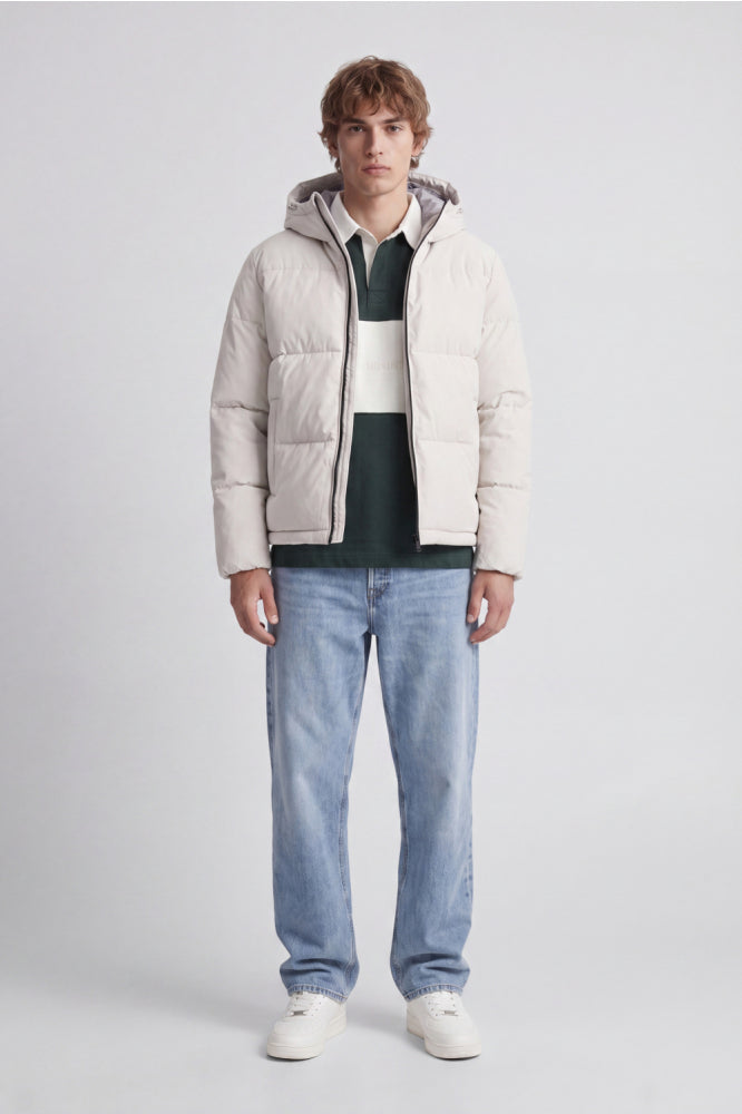 Giubbino Jack & Jones JJGalaxy Puffer Moonbeam Beige 12303930