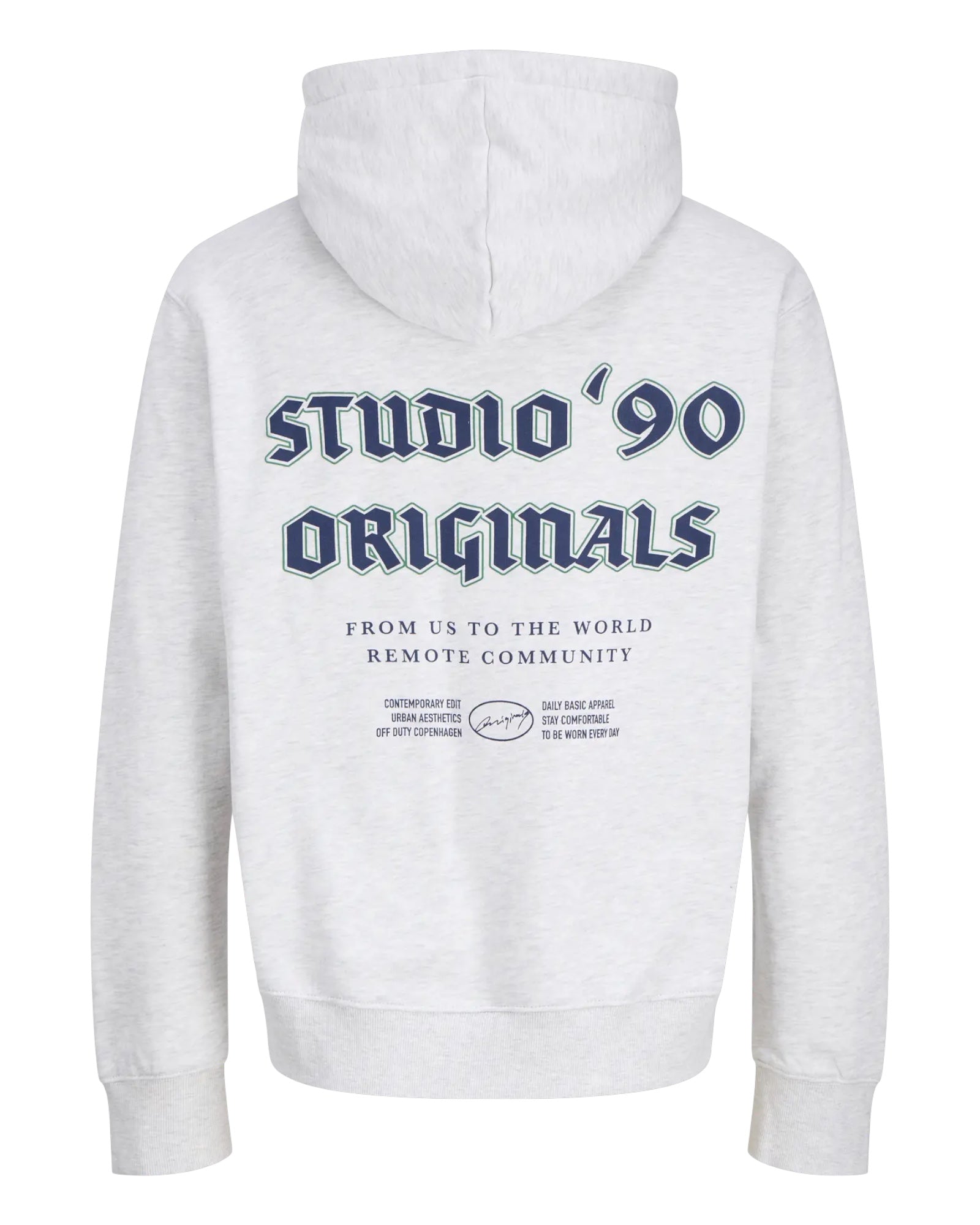 Felpa Con Cappuccio Jormeadows Sweat Hoodie Light Grey 12283868 Jack & Jones