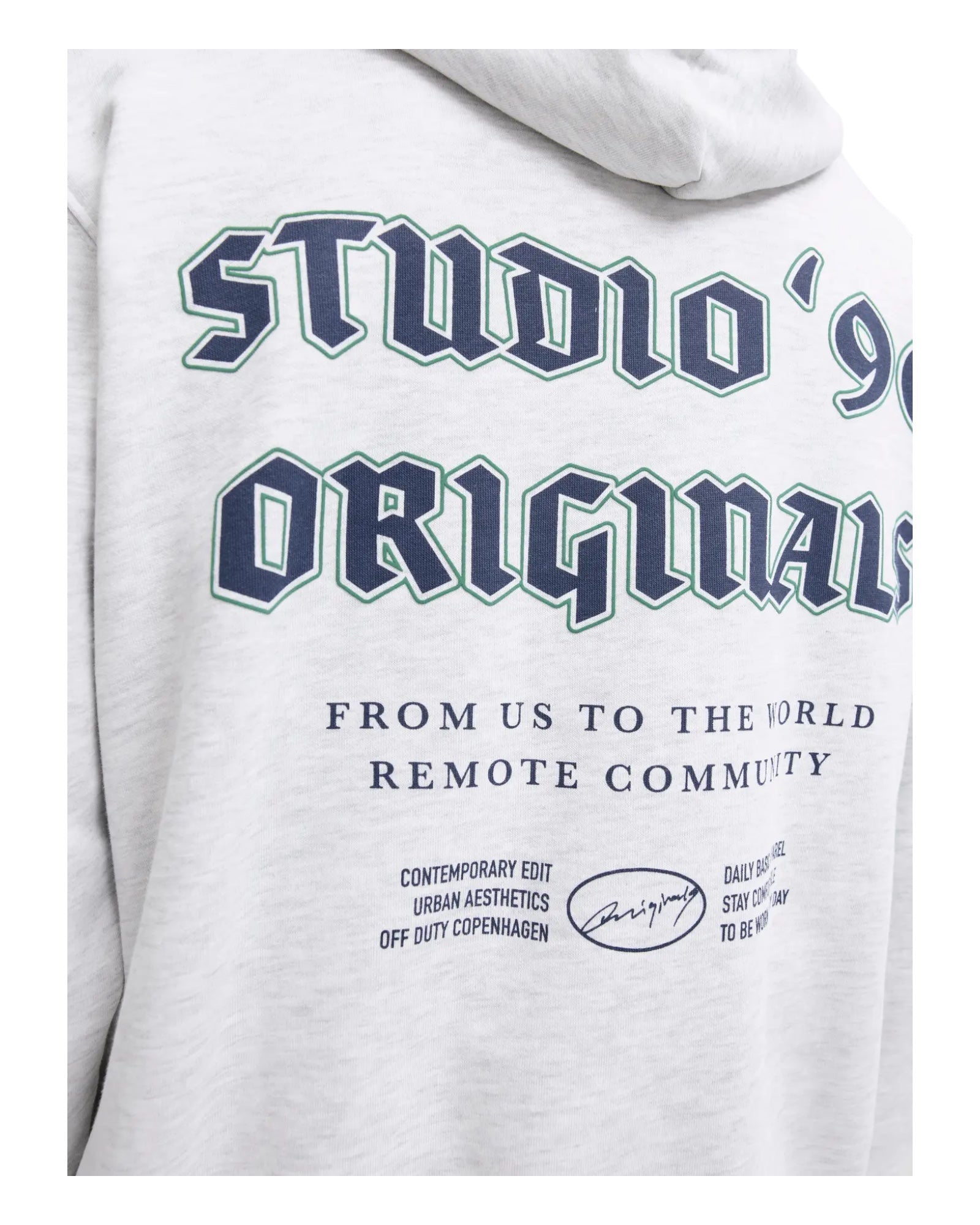 Felpa Con Cappuccio Jormeadows Sweat Hoodie Light Grey 12283868 Jack & Jones