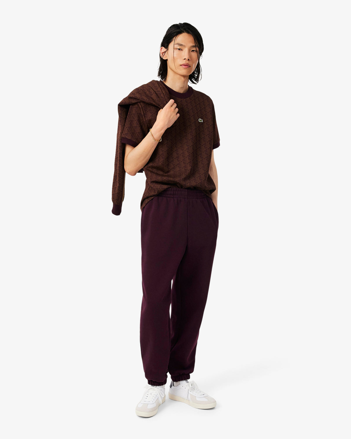 Pantalone in felpa Lacoste XH9207-00-3KE Bordeaux