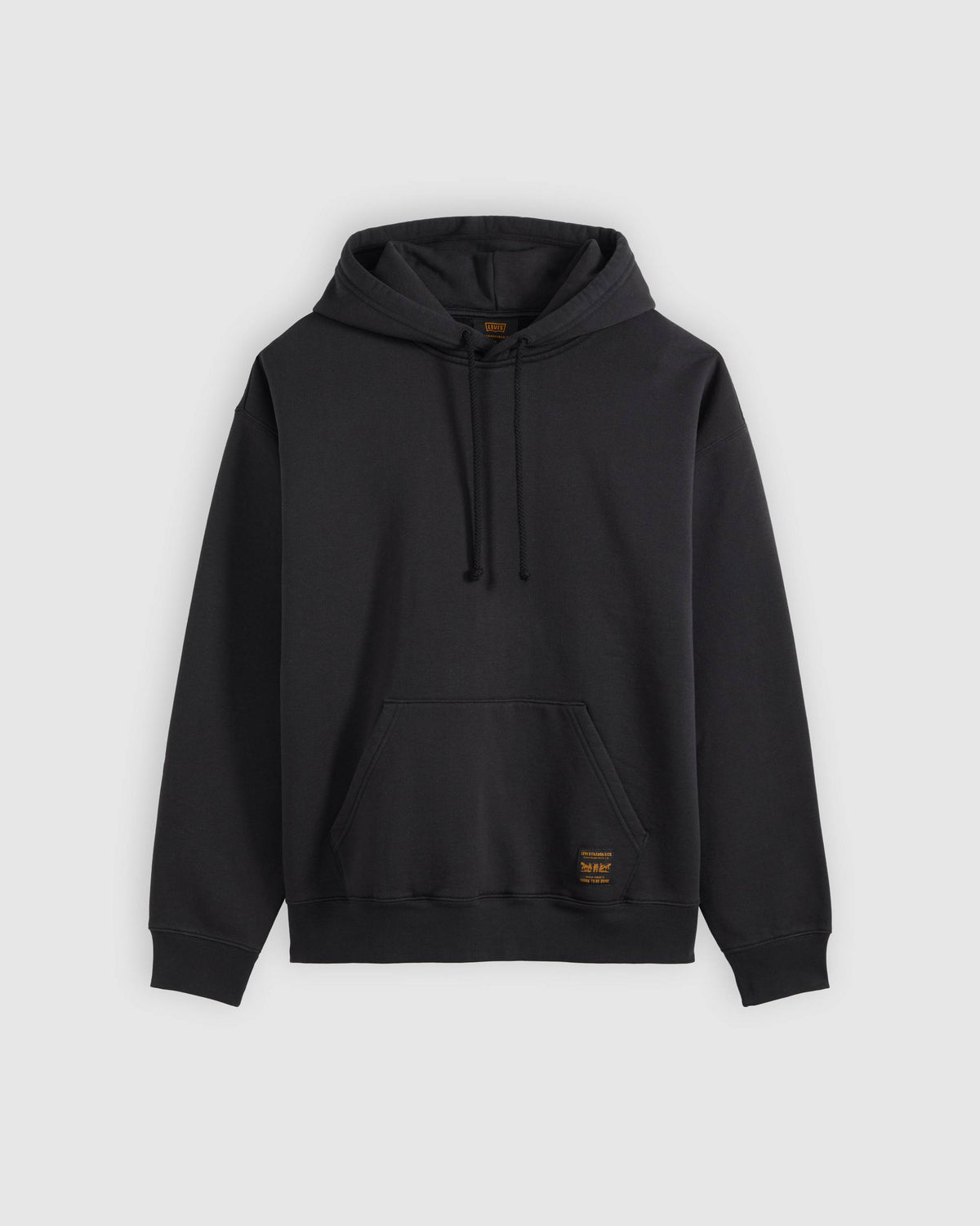 Felpa Levi's Workwear Pullover Hoodie Jet Black nero 0084Q0000