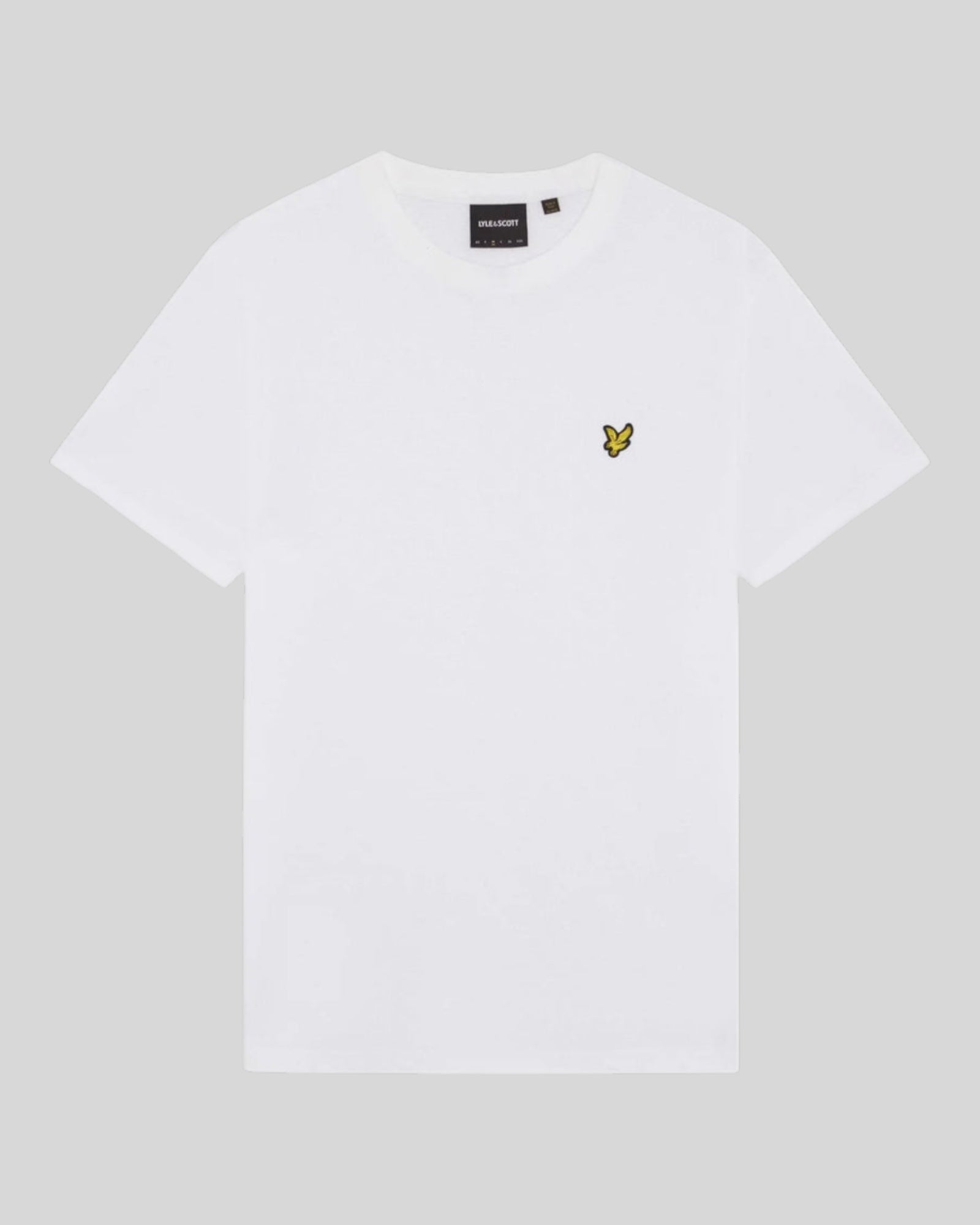 T-Shirt Texture Jacquard Tee Bianca TS2406V Lyle & Scott
