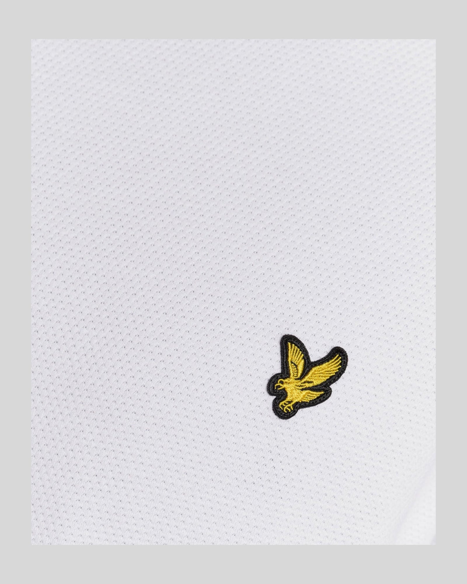 T-Shirt Texture Jacquard Tee Bianca TS2406V Lyle & Scott