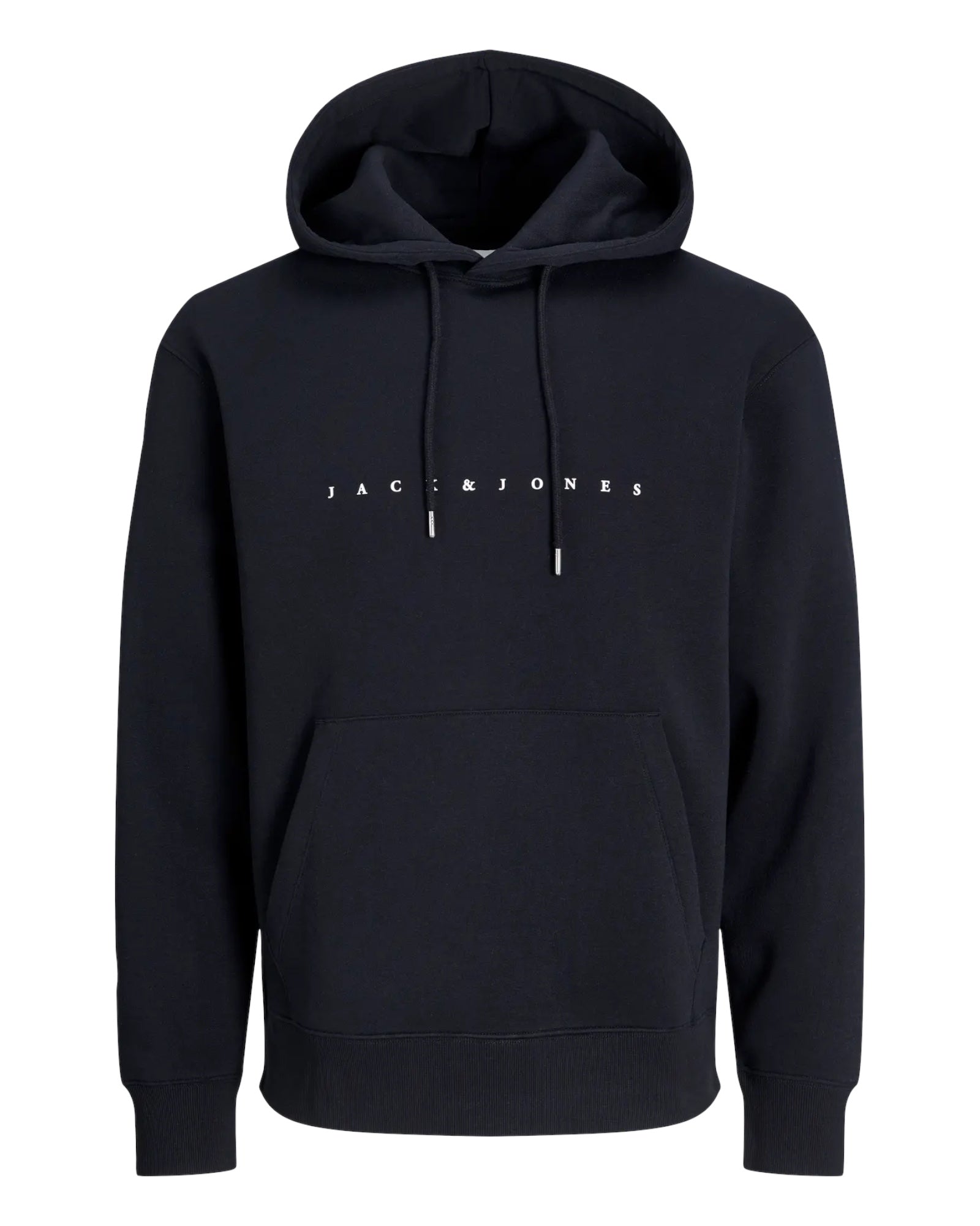 Felpa Con Cappuccio Jjestar Sweat Hoodie Nera 12233972 Jack & Jones